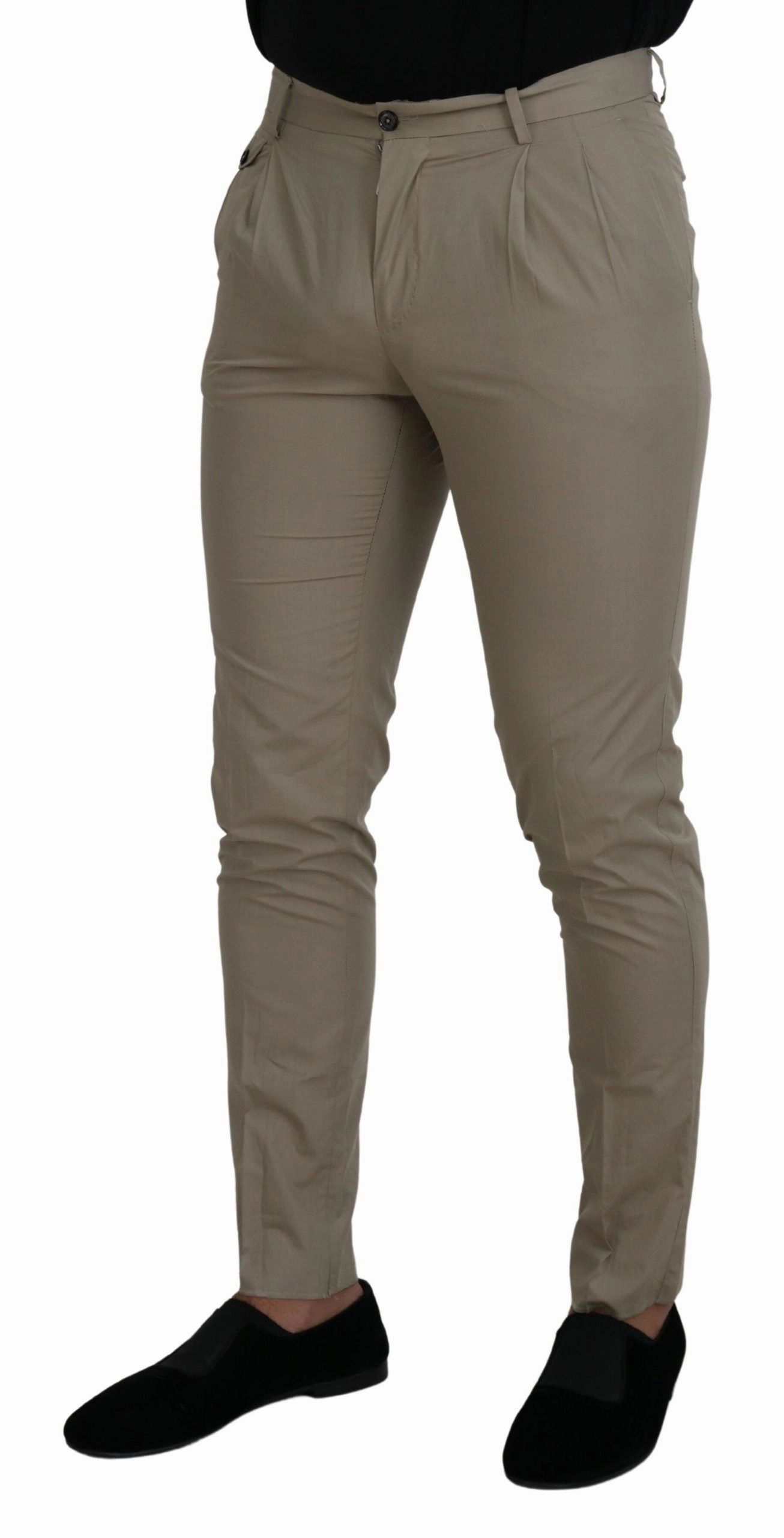 Dolce & Gabbana Stunning Italian Cotton Men's Trousers