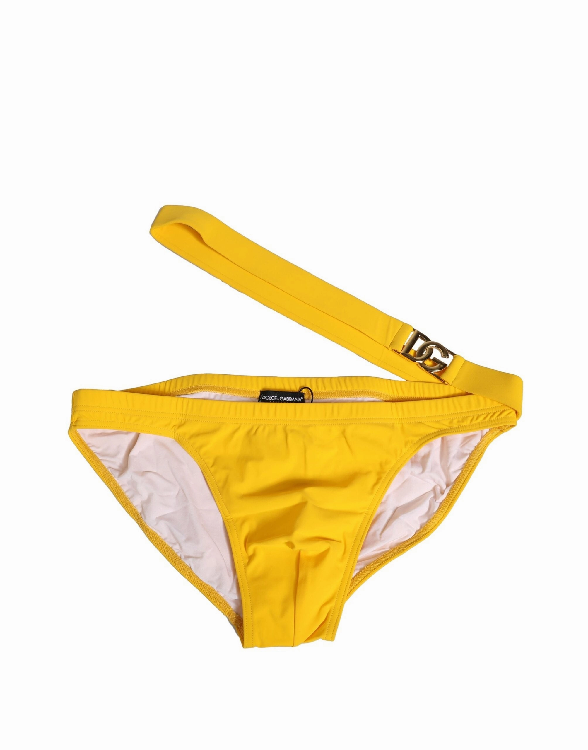 Dolce & Gabbana Waistband Logo Beachwear Brief Men's Swimwear