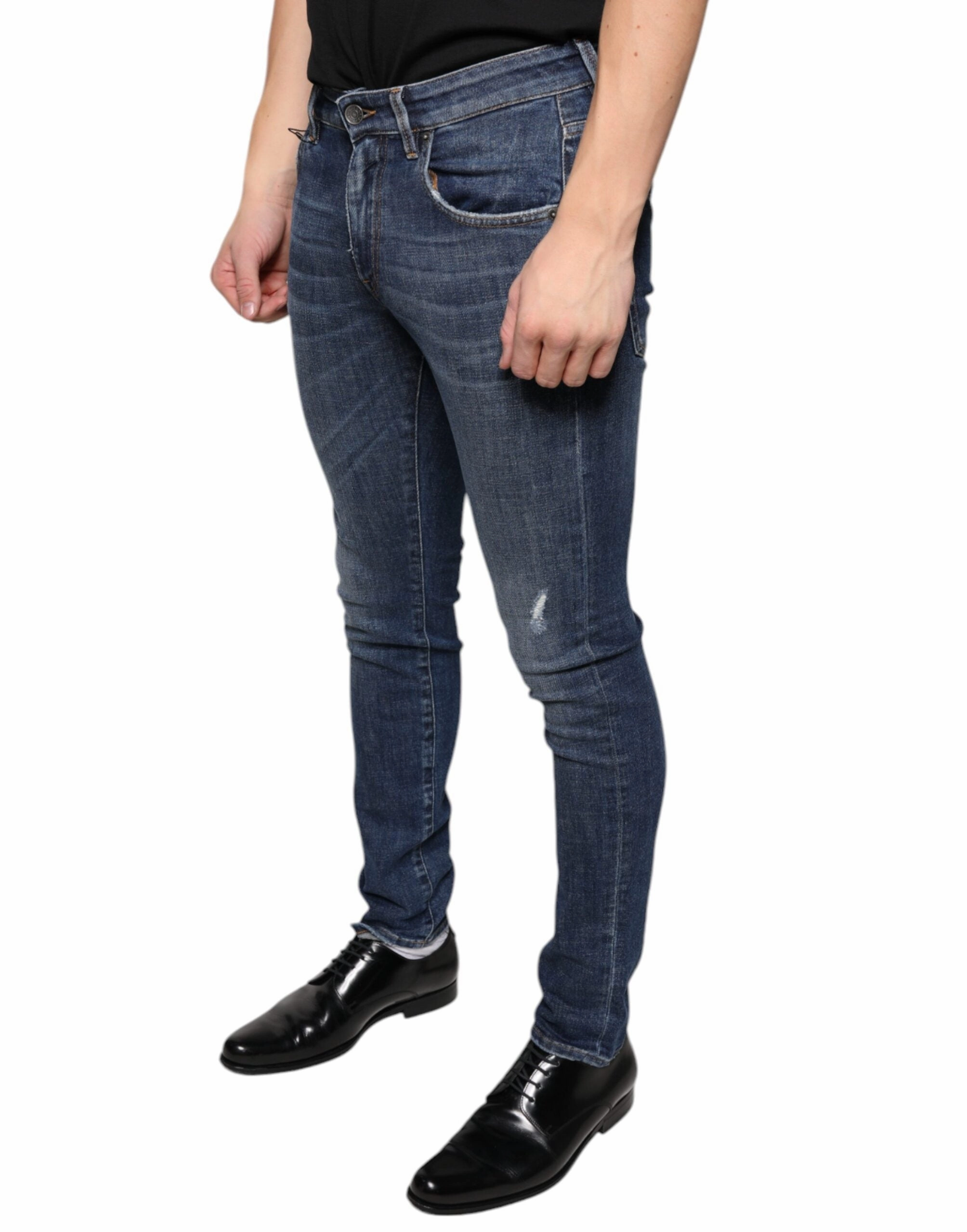 Dolce & Gabbana  Washed Cotton Skinny Men's Jeans
