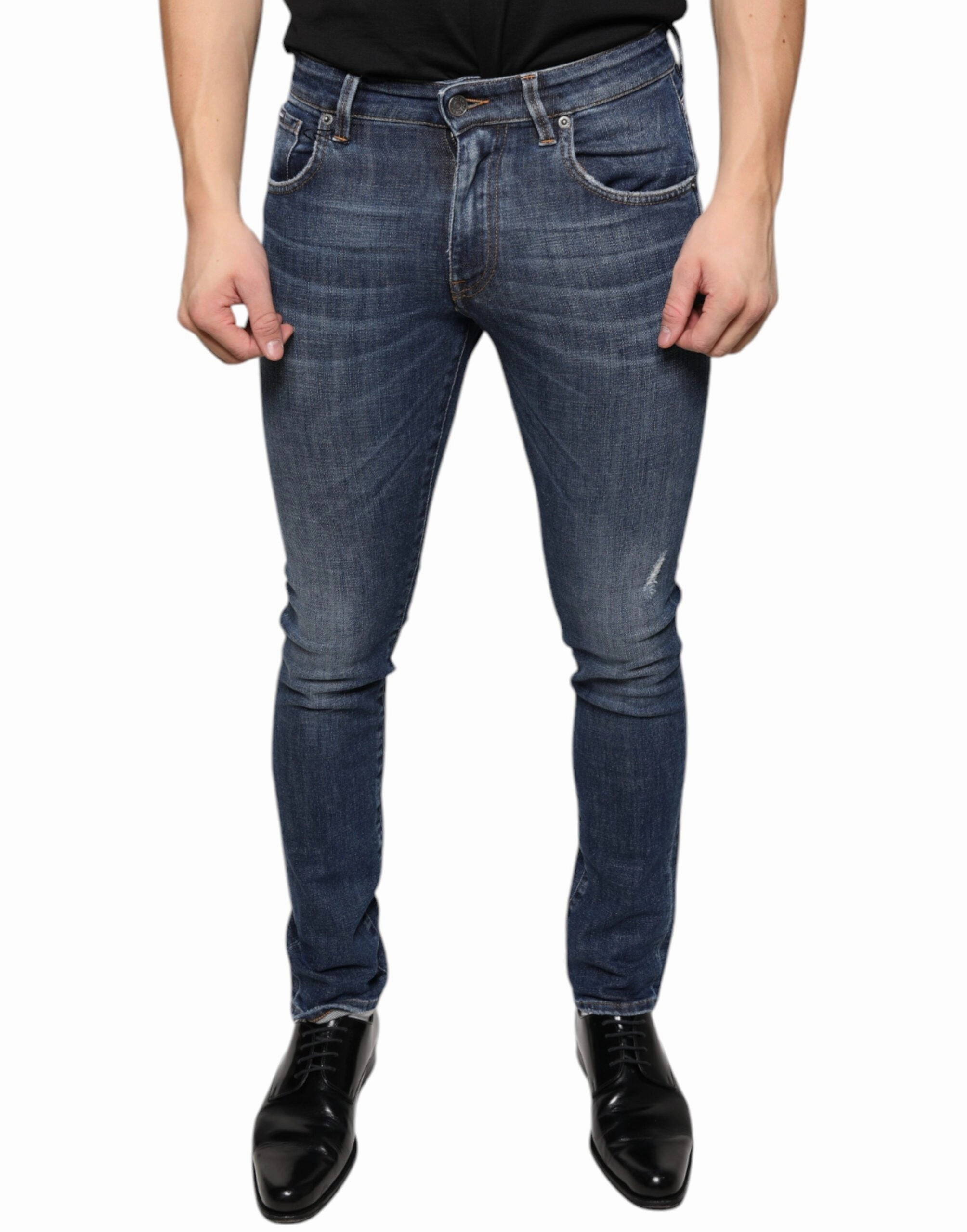 Dolce & Gabbana  Washed Cotton Skinny Men's Jeans