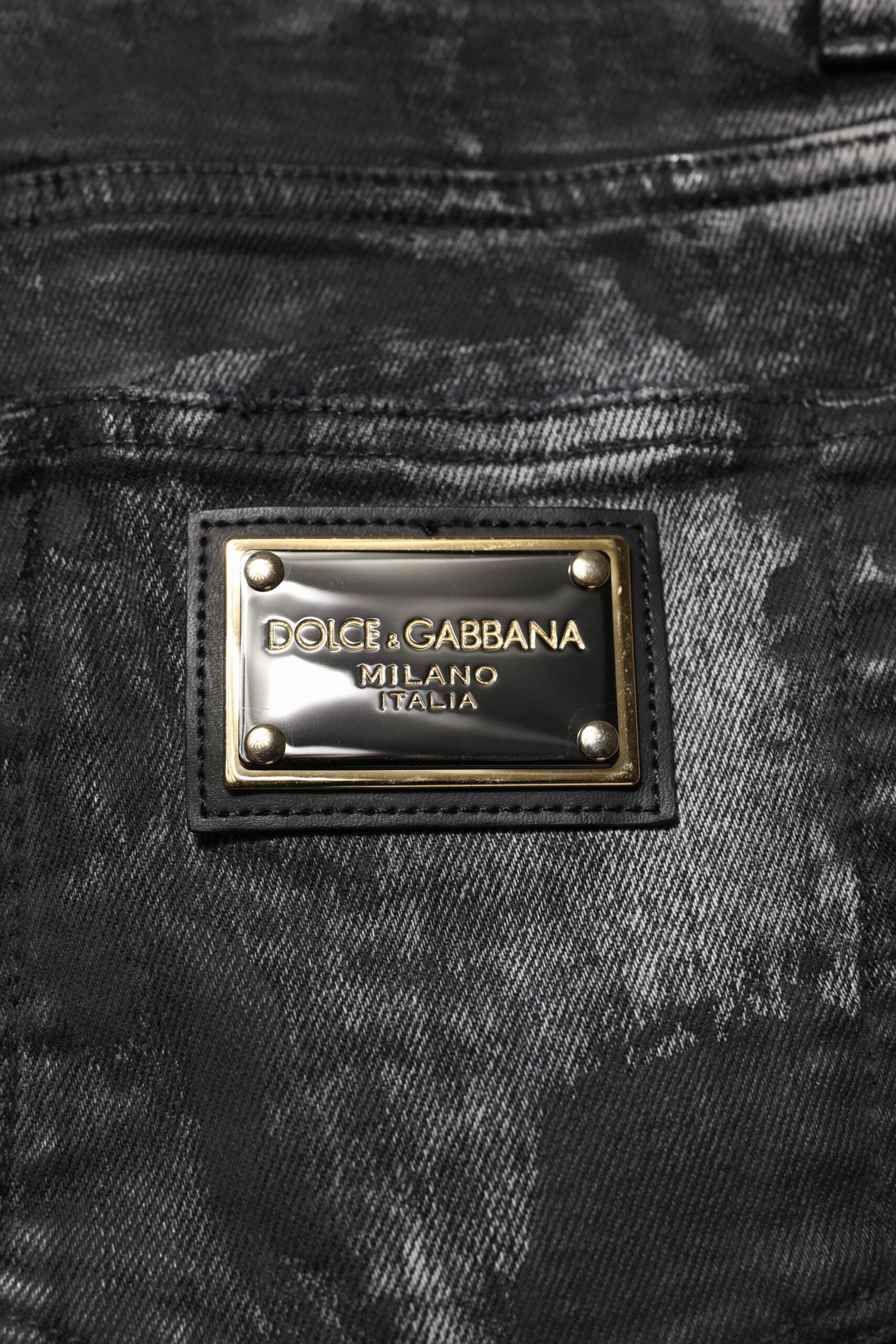 Dolce & Gabbana Washed Embellished Skinny blue Men's Jeans