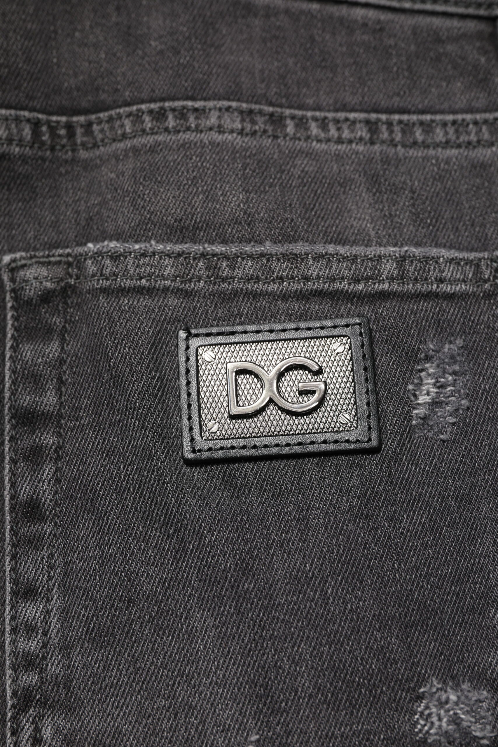 Dolce & Gabbana Washed Tatte Slim Fit blue Men's Jeans