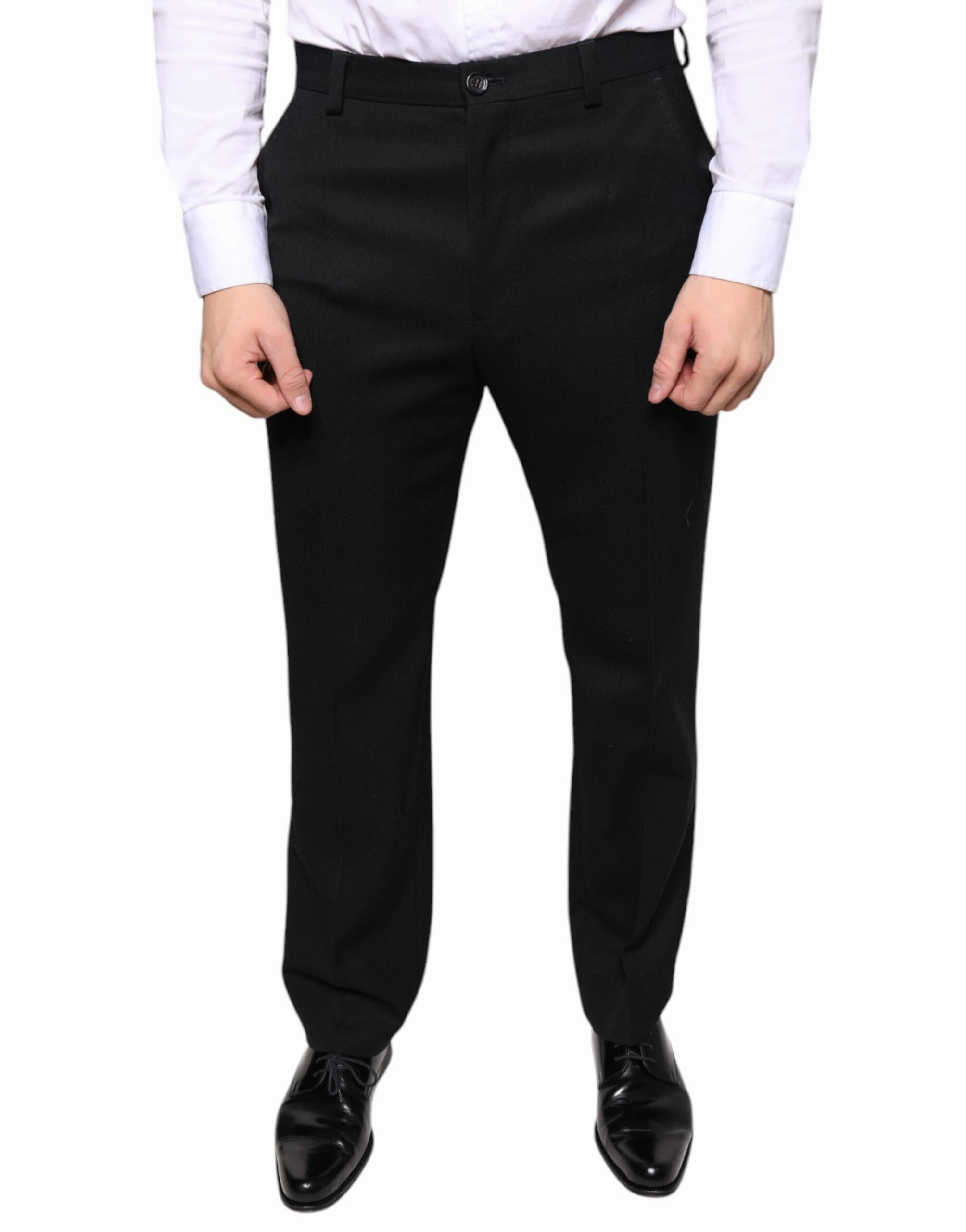 Dolce & Gabbana Wool Skinny Men Dress Men's Pants