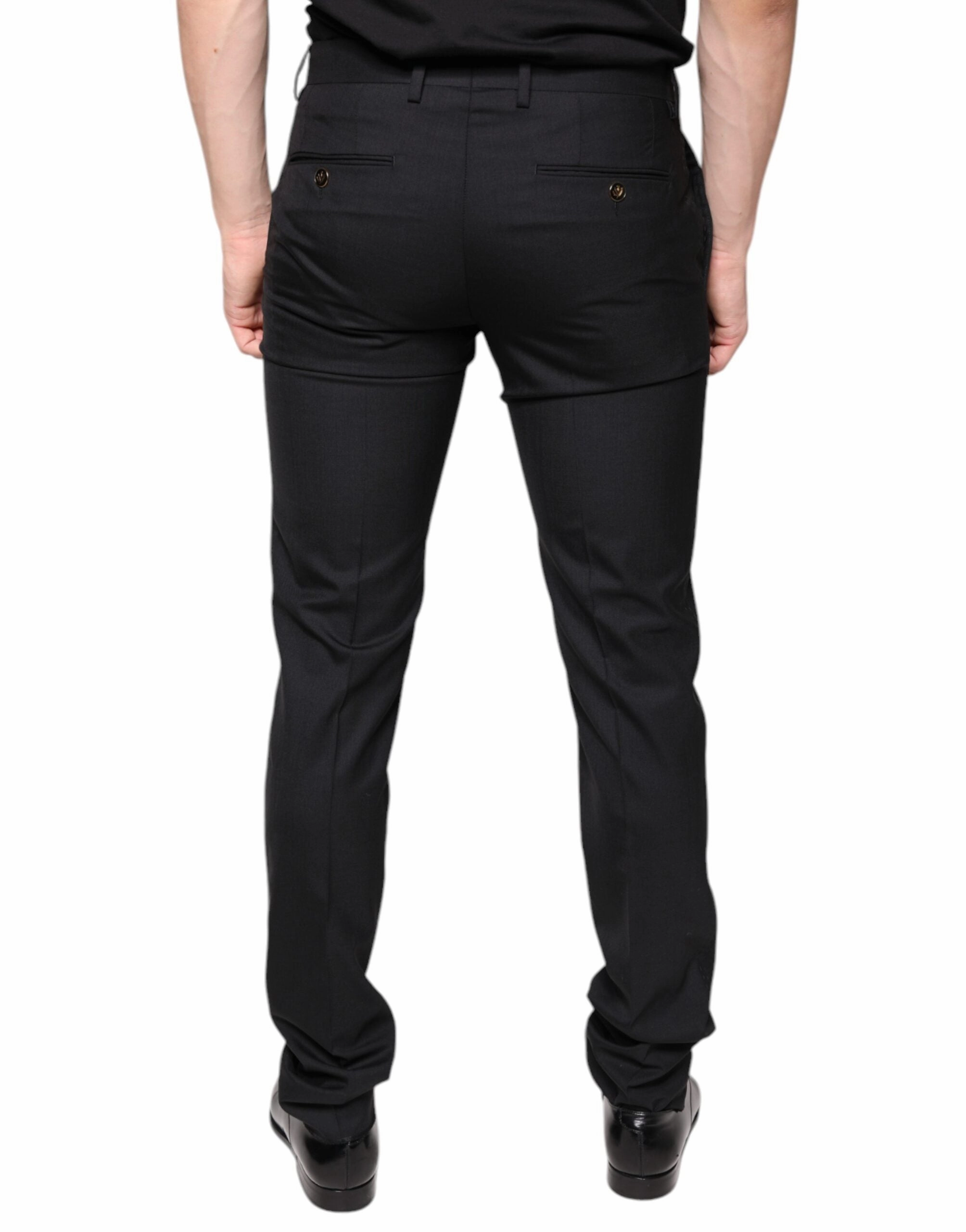 Dolce & Gabbana Wool Skinny Men Dress Men's Pants