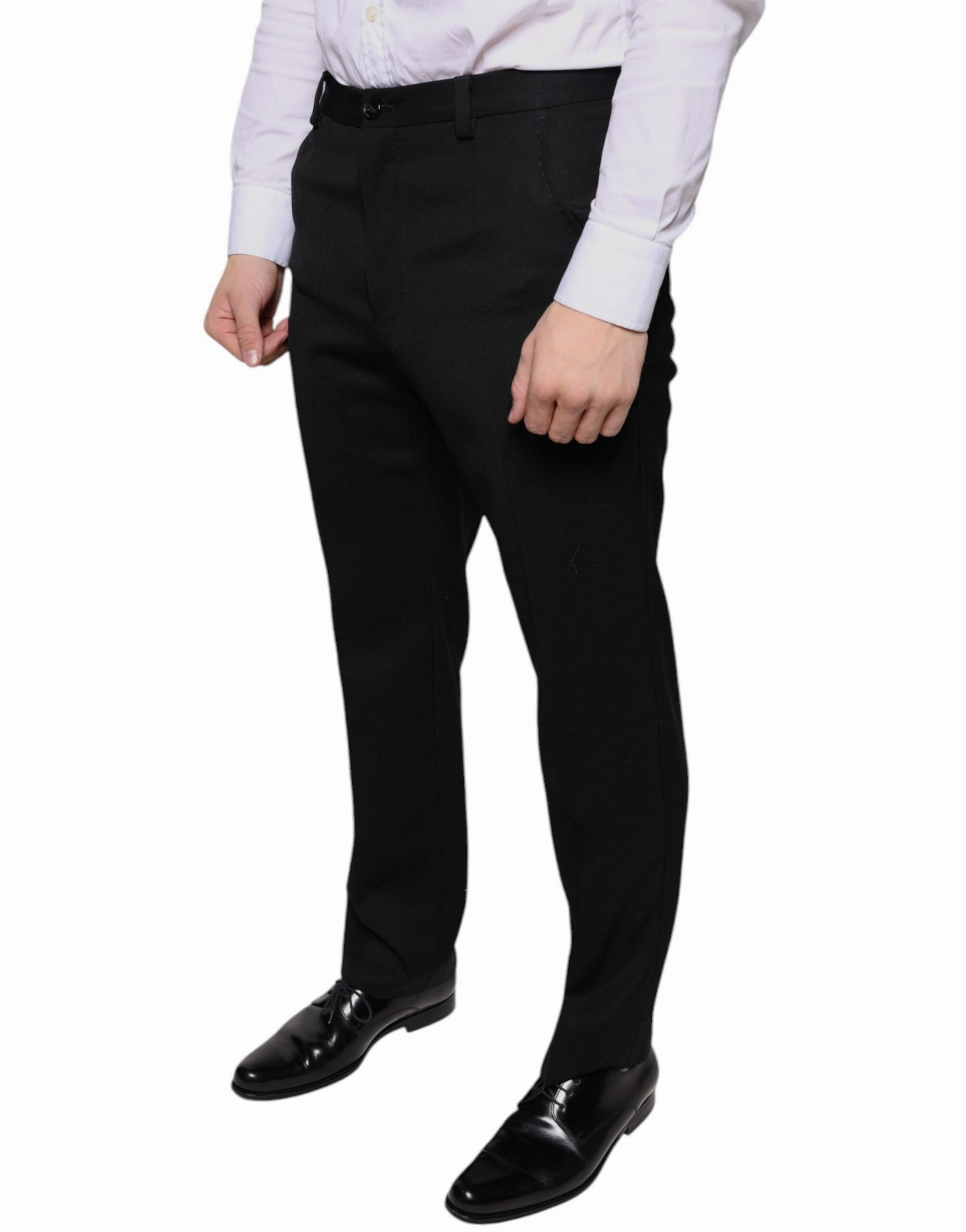 Dolce & Gabbana Wool Skinny Men Dress Men's Pants