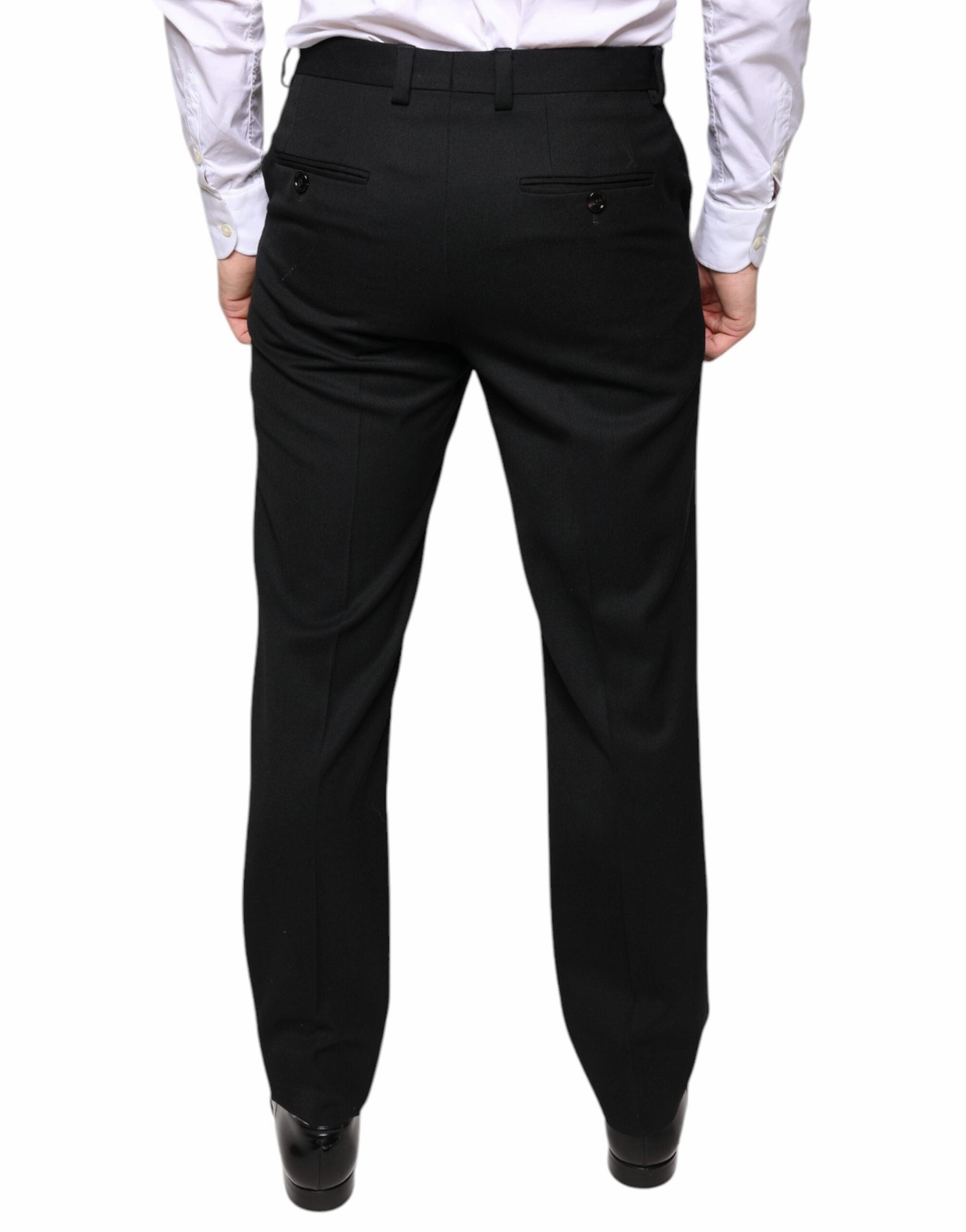Dolce & Gabbana Wool Skinny Men Dress Men's Pants