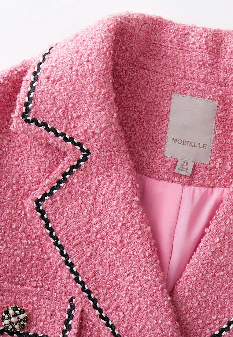 Double-breasted Shawl Collar Jacket