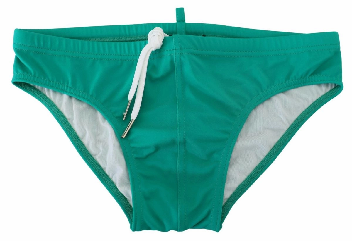 Dsqua2   Logo Print Men Swim Brief Men's Swimwear