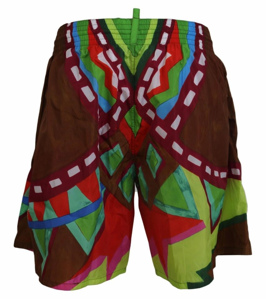 Dsquared2 multi Print Swim Shorts Boxer Men's Style
