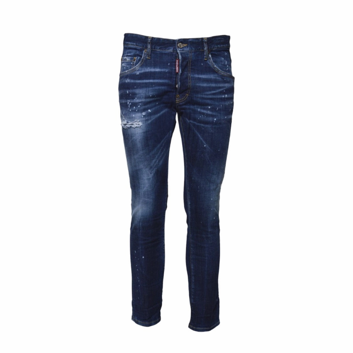 Easy Wash Skater Jeans In Blue Denim