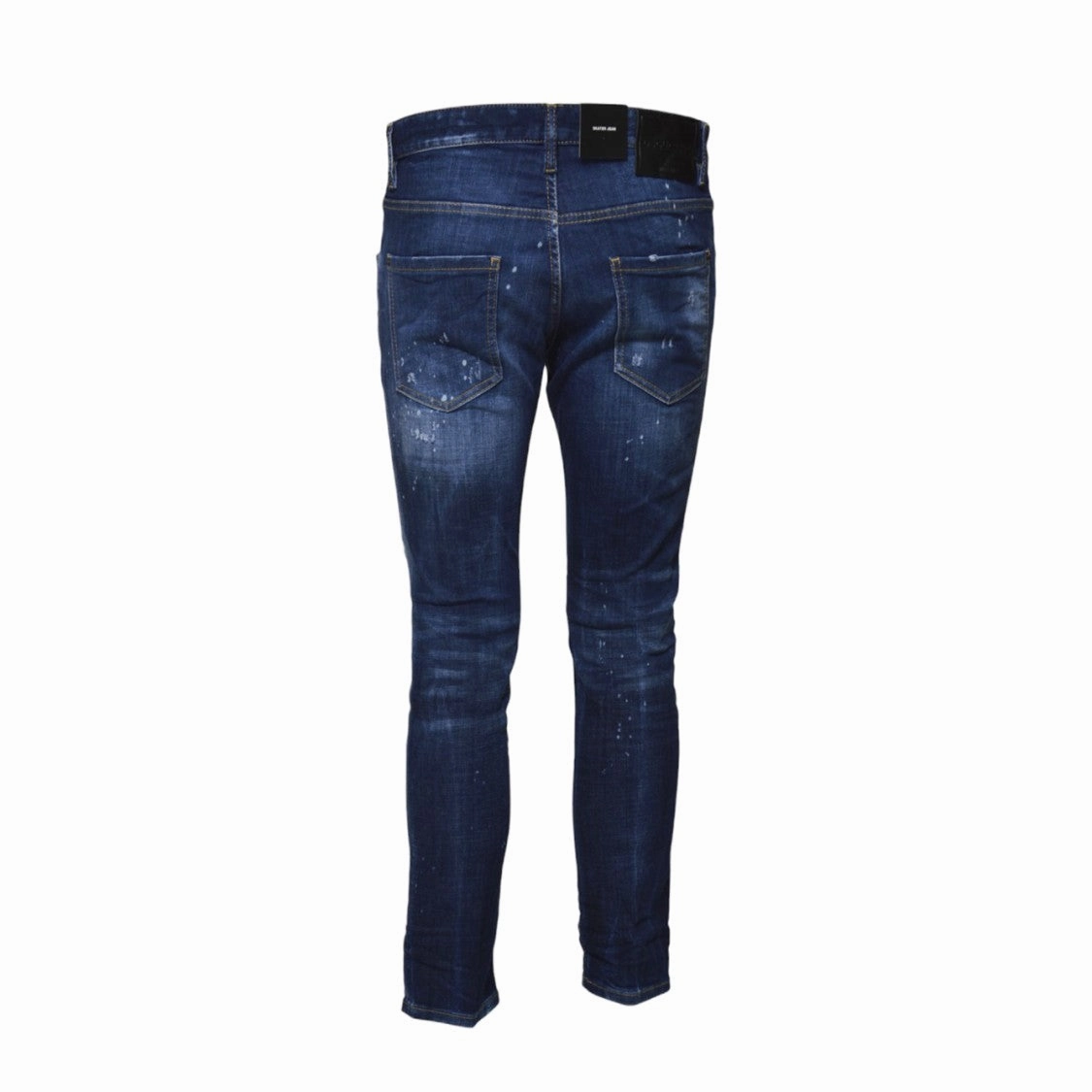Easy Wash Skater Jeans In Blue Denim