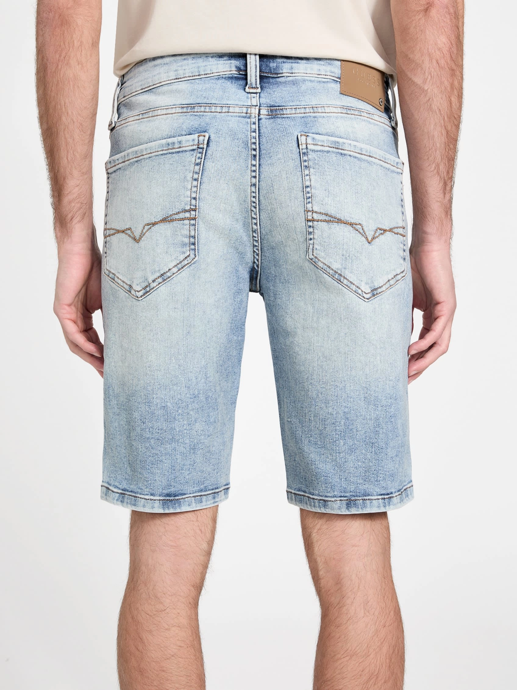 Eco Burton Destroyed Denim Shorts