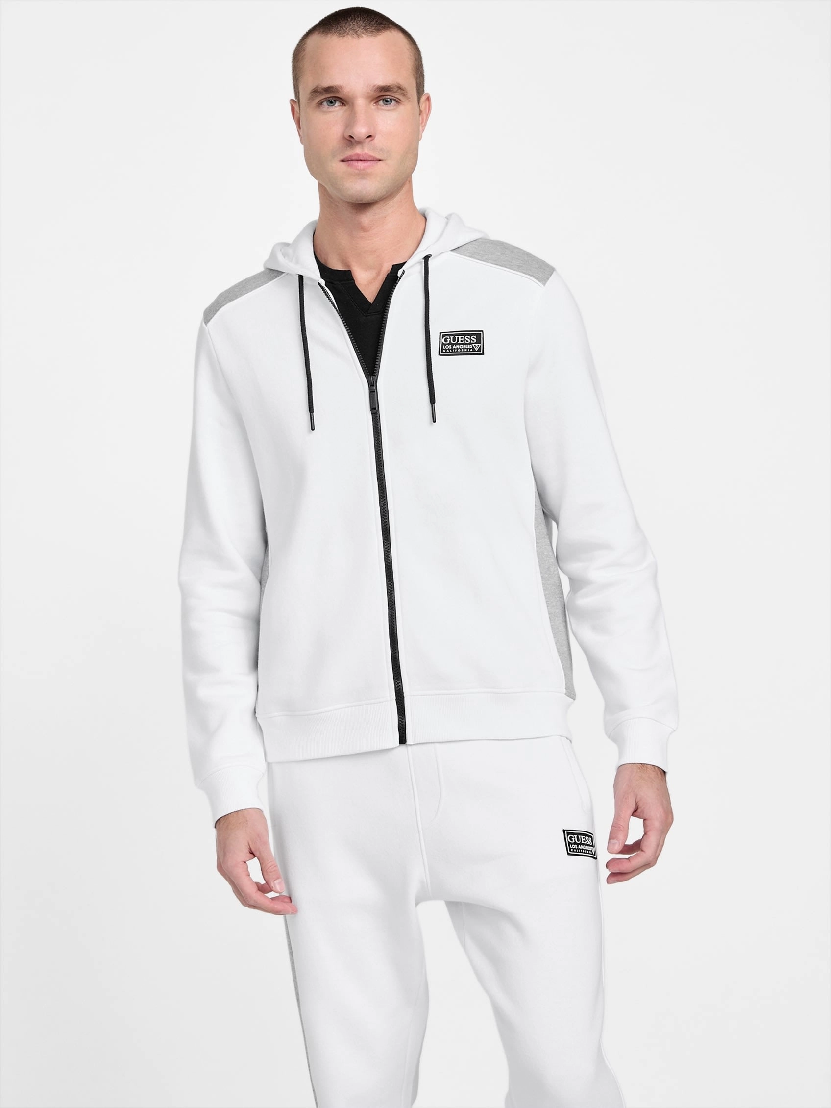 Eco David Color-Block Zip Hoodie