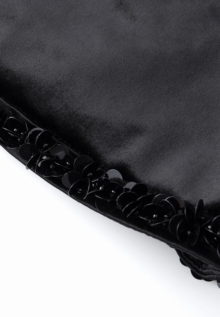 Embellished-trim Structured Cropped Jacket