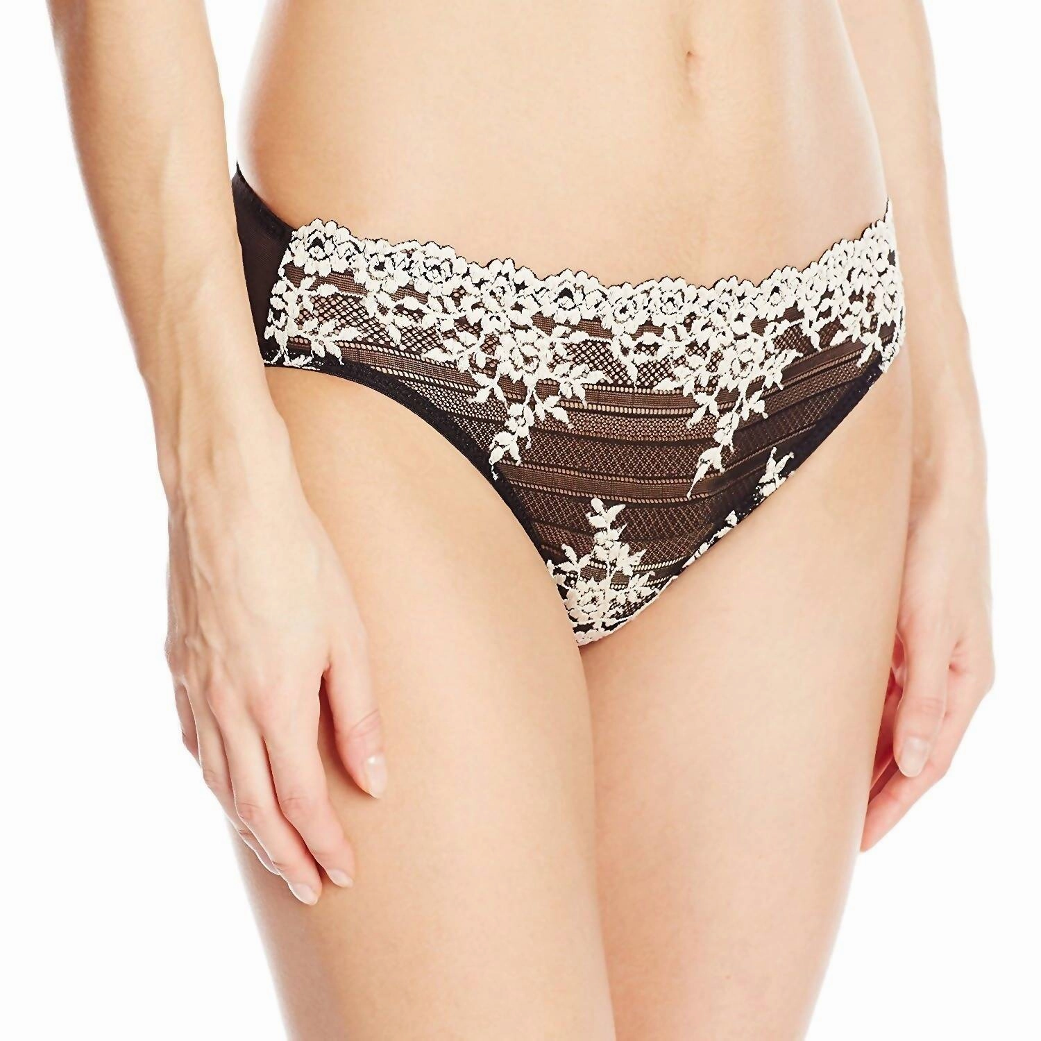 Embrace Lace Bikini Panty In Black