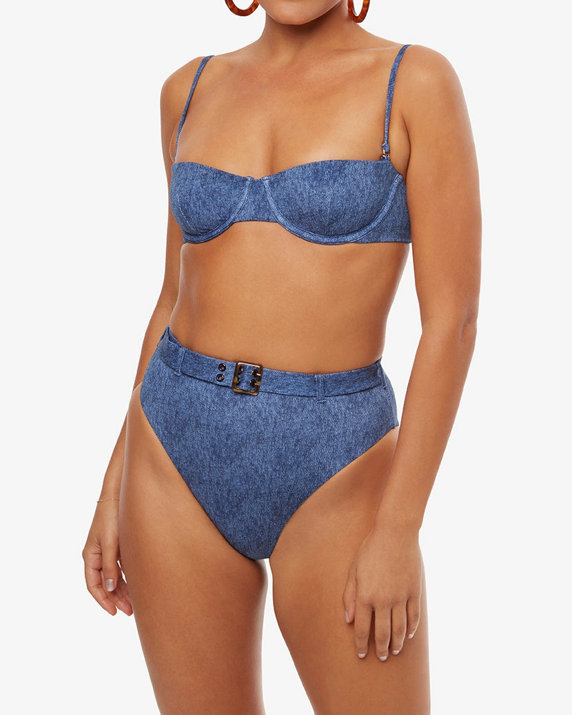 Emily Denim Bikini Bottom