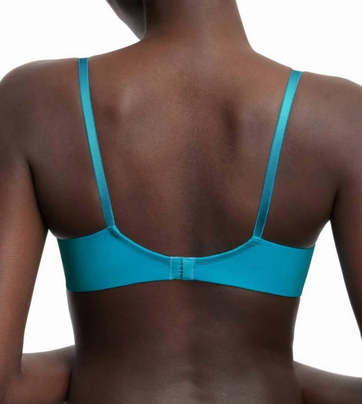 Entice Balconette Bra In Paradise Blue/ Nylon