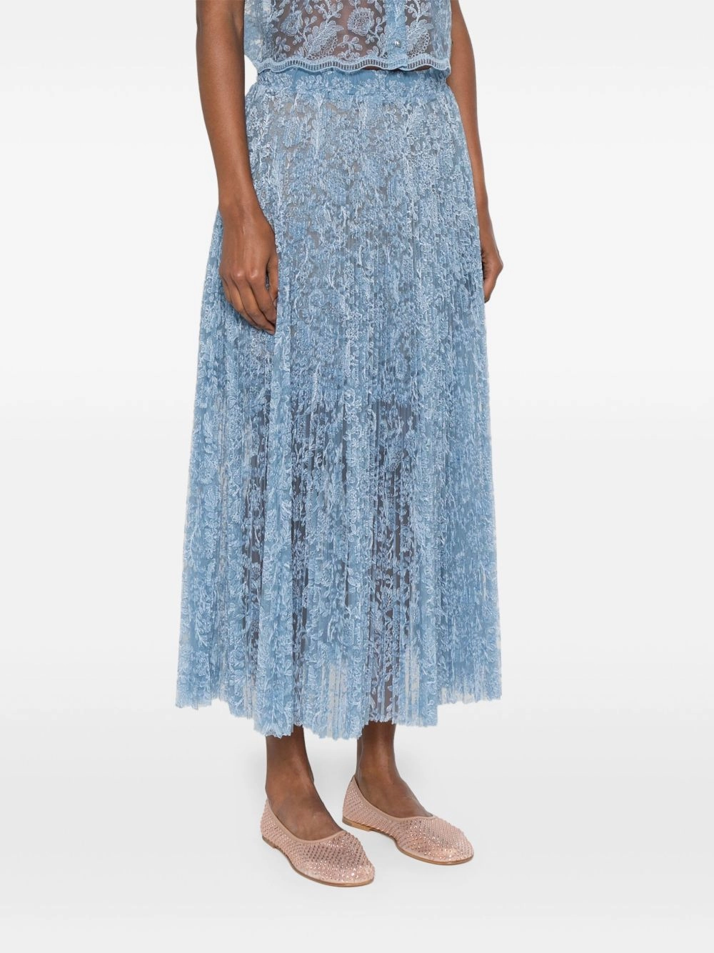 Ermanno Scervino Women's Skirts Clear blue