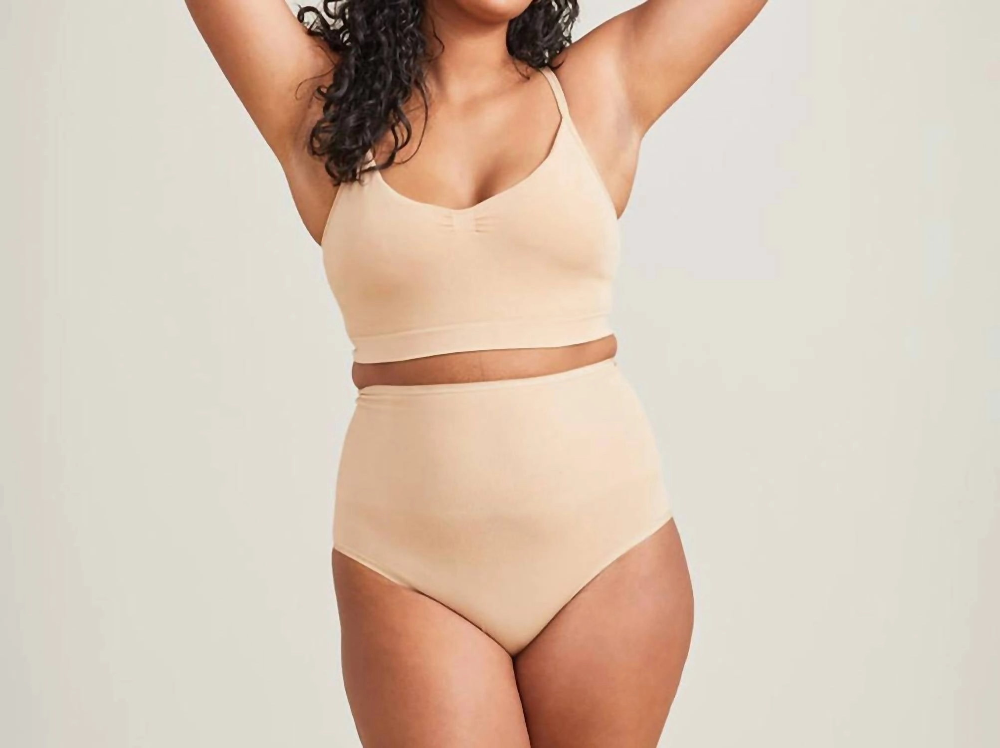 Essential Nursing & Pumping Bra With Clips In Buff
