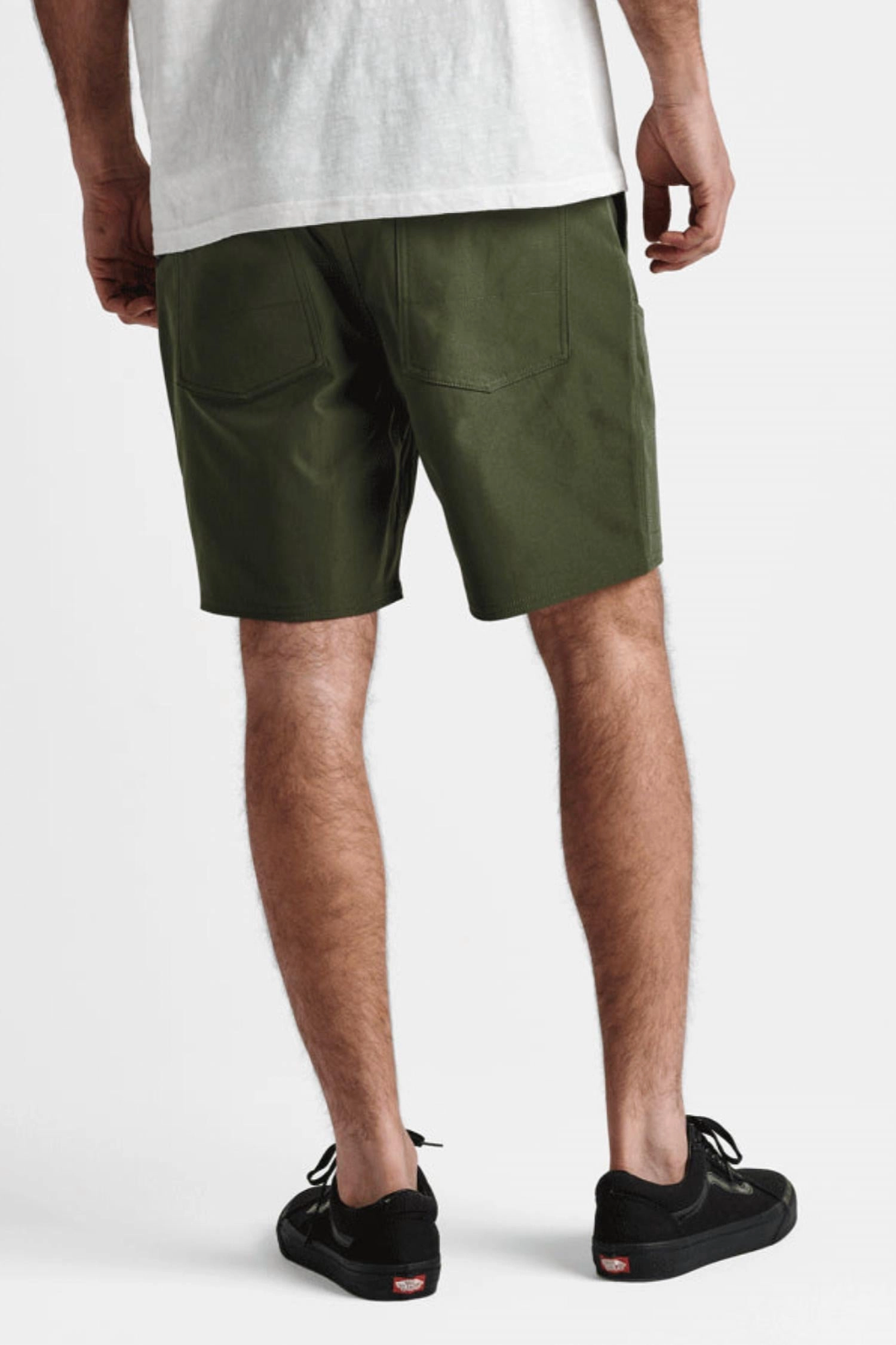 Explorer Long Road Shorts In Dark Military