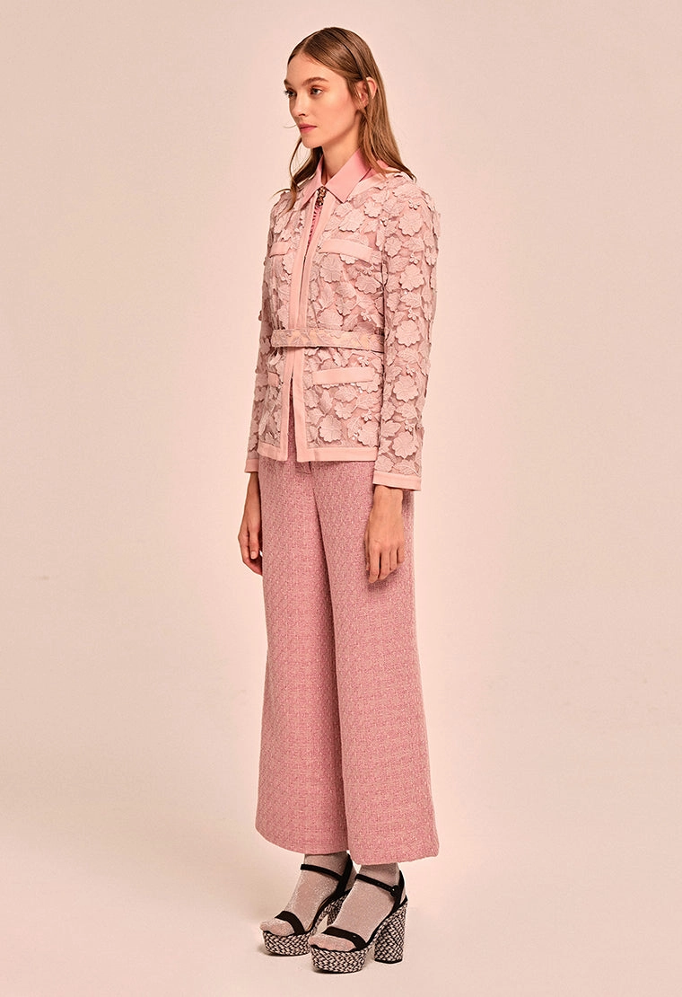 Exquisite floral laces jacket