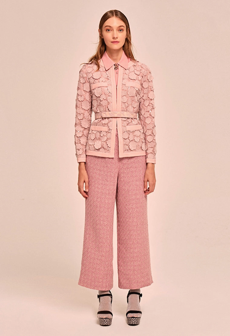 Exquisite floral laces jacket