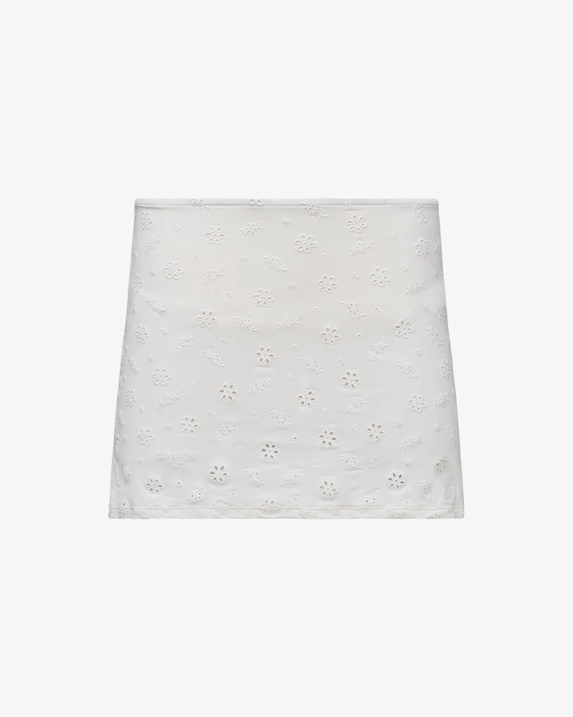 Eyelet Swim Skort