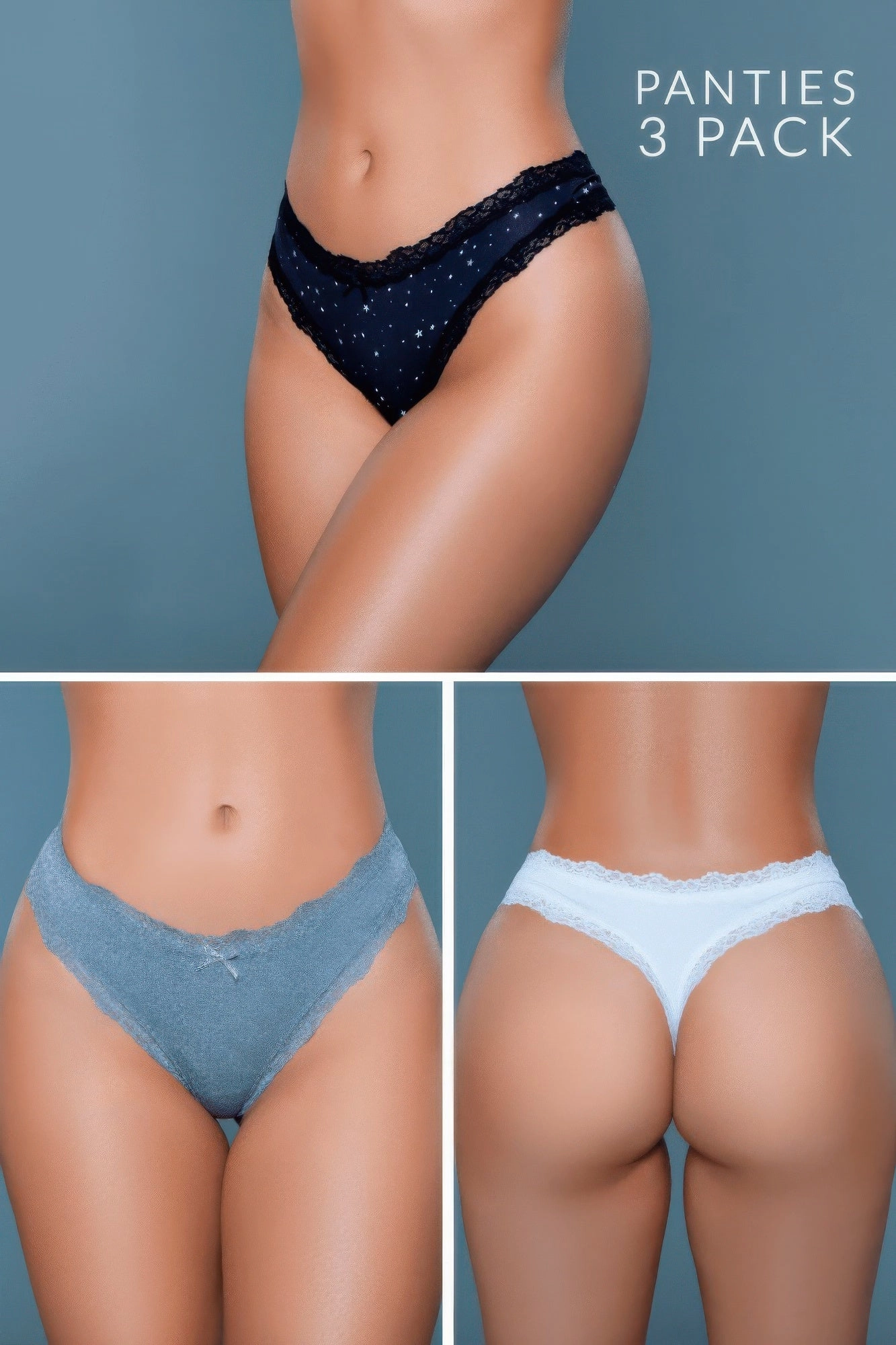 FASHNZFAB Jade Thong 3 Pack