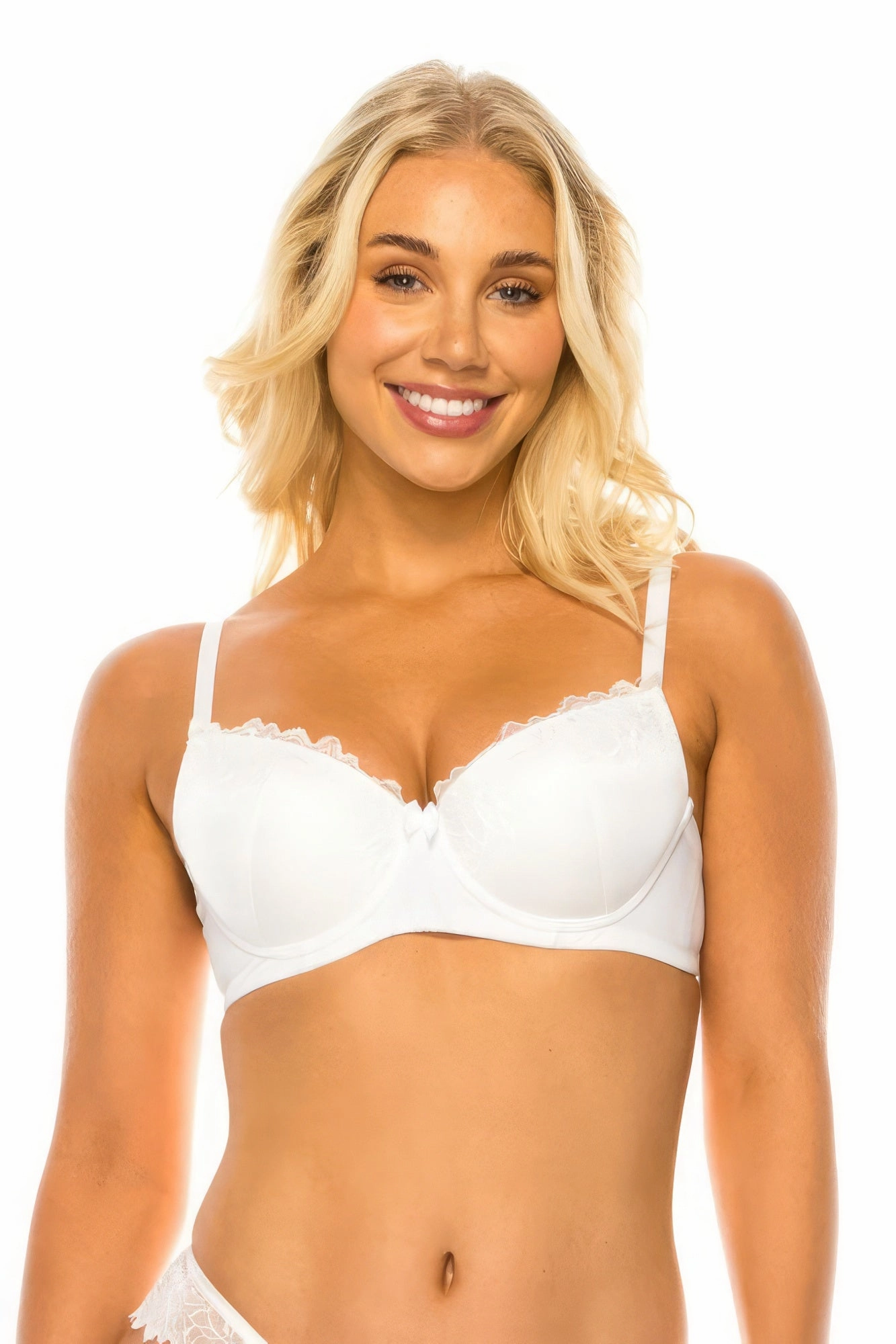 FASHNZFAB Women's Floral Lace Bra