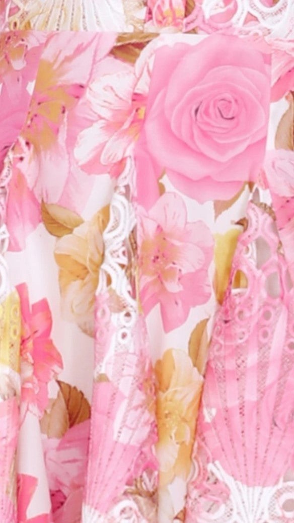 Felicity Mini Dress - Pink Floral