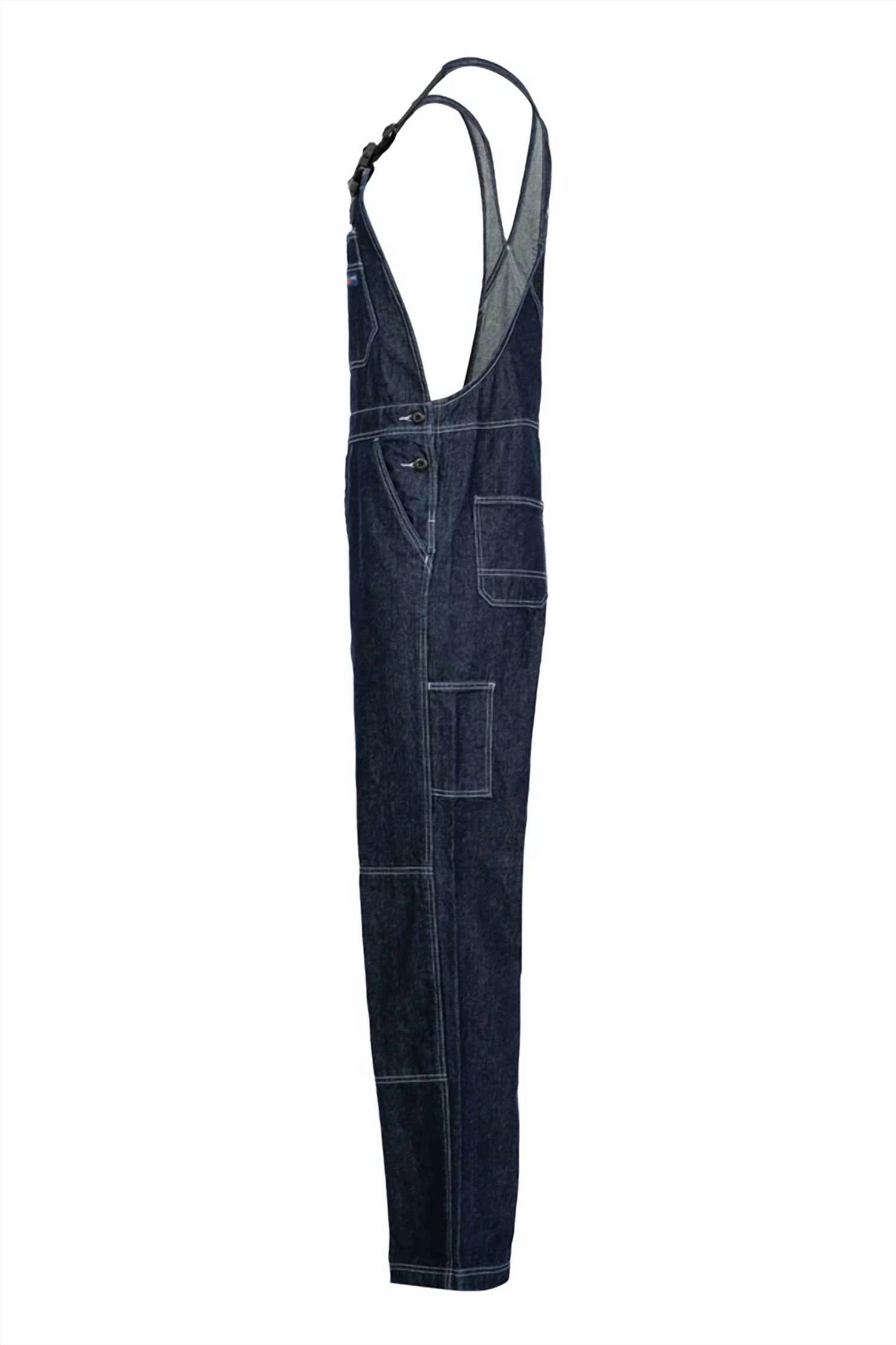 Fire Resistant Bib Overalls In Denim