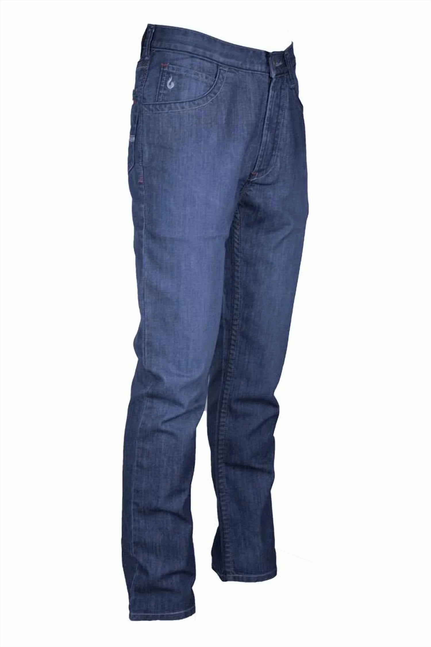 Fire Resistant Comfort Flex Jeans - Length 40" In Indigo