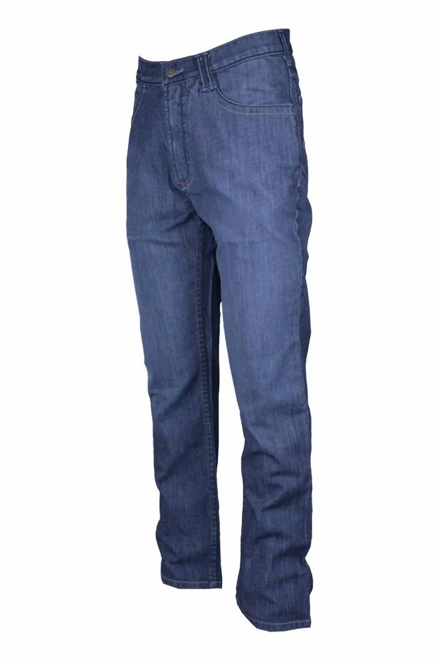 Fire Resistant Comfort Flex Jeans - Length 40" In Indigo