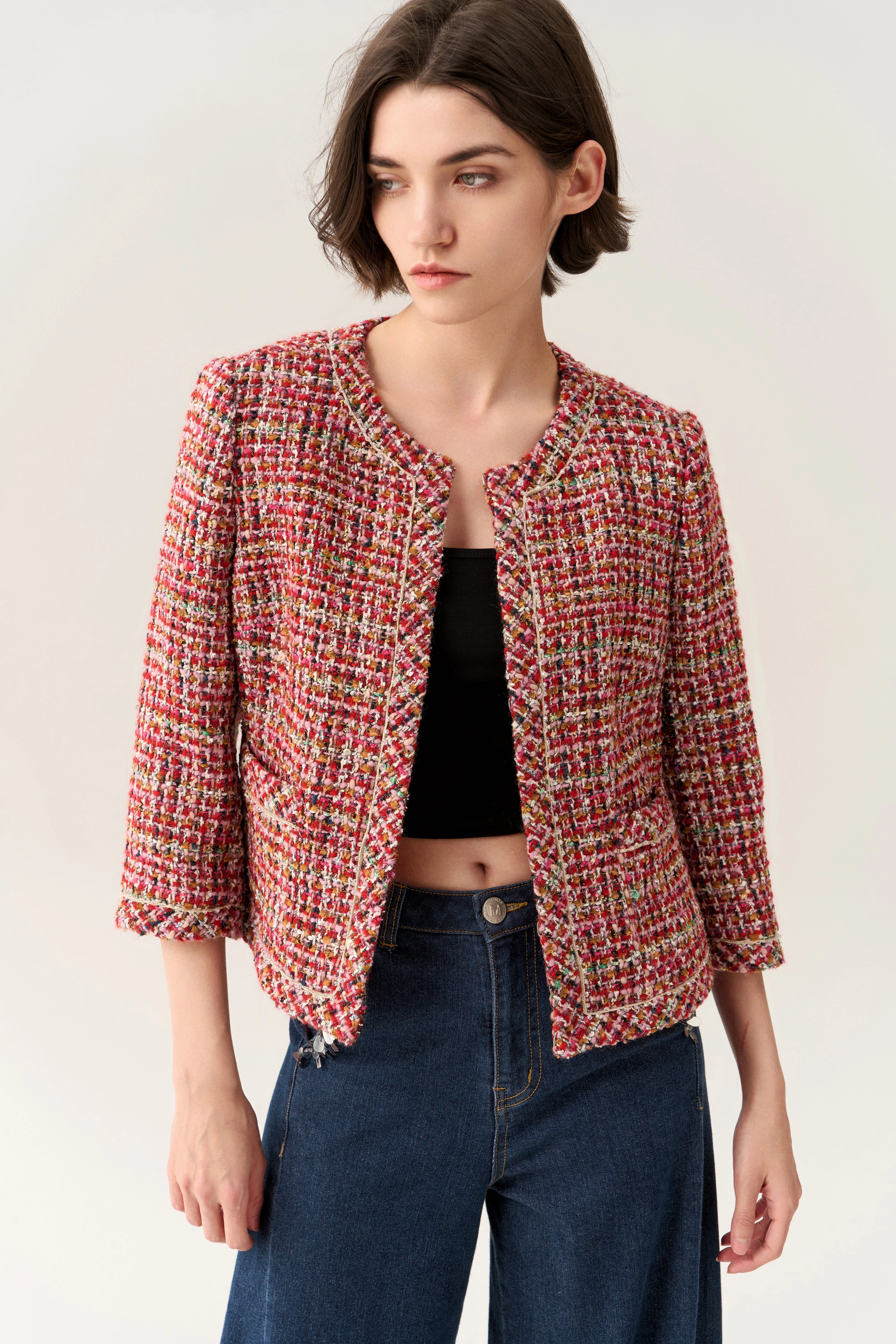 Flared Patch-pocket Jacket