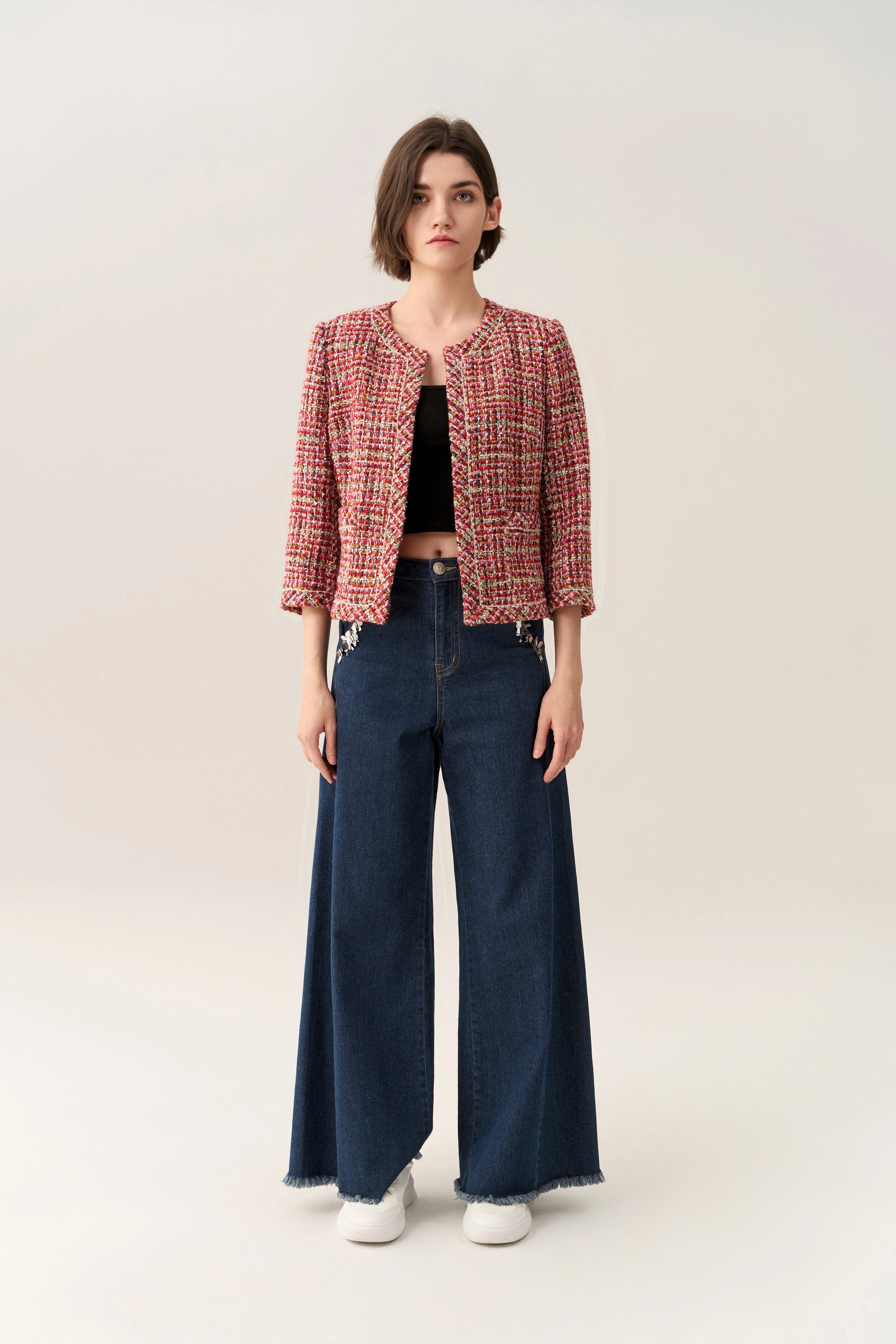 Flared Patch-pocket Jacket