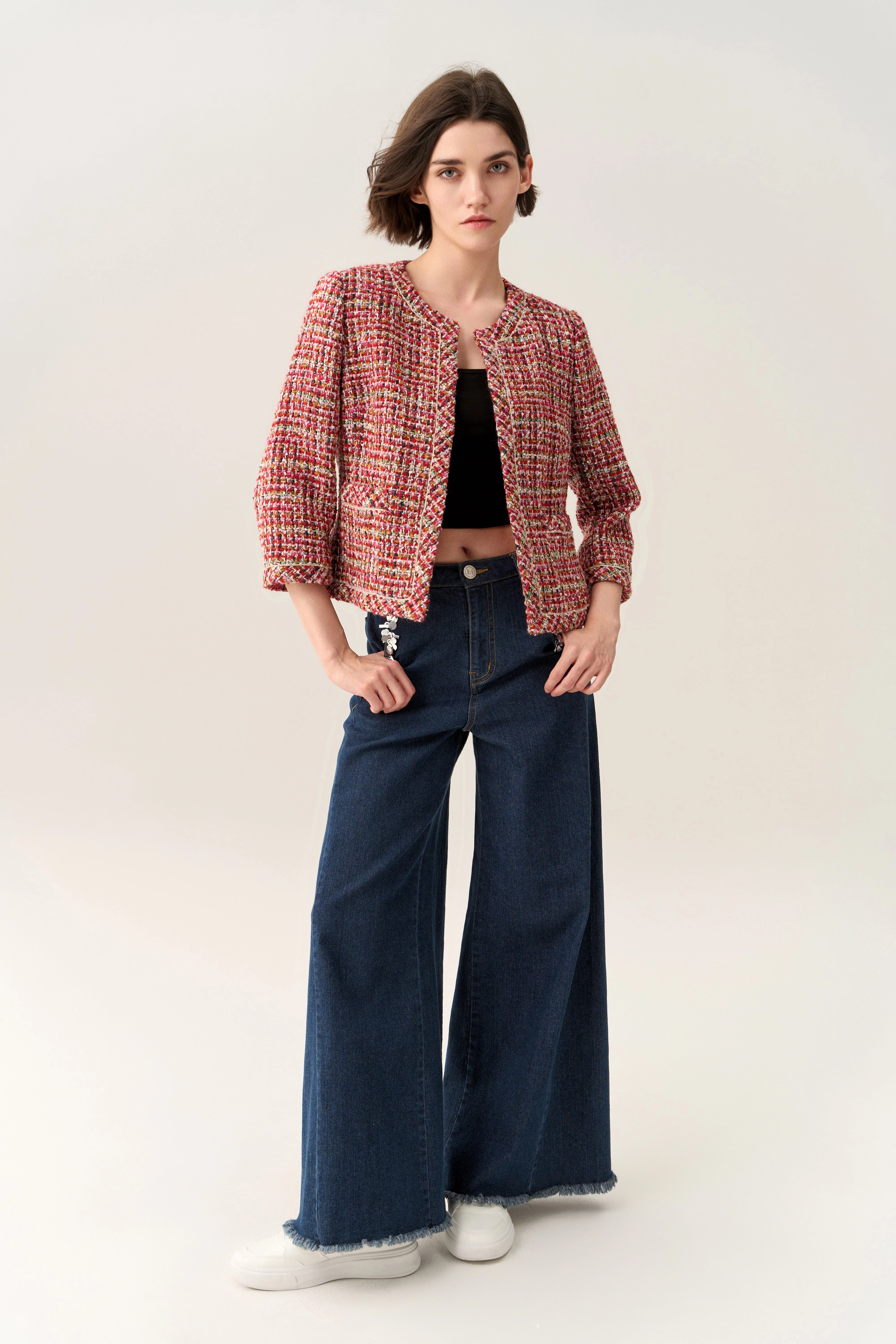 Flared Patch-pocket Jacket