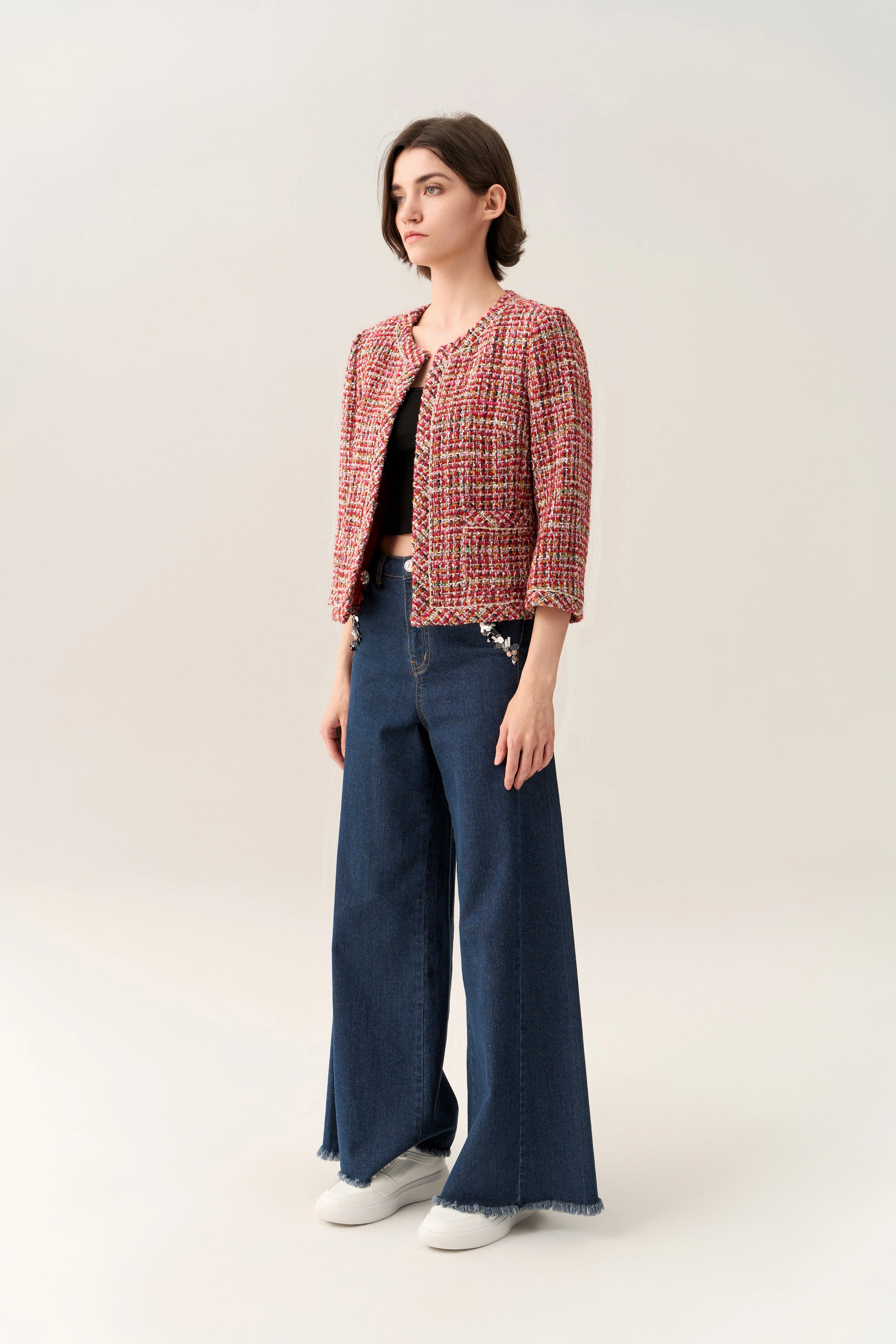 Flared Patch-pocket Jacket