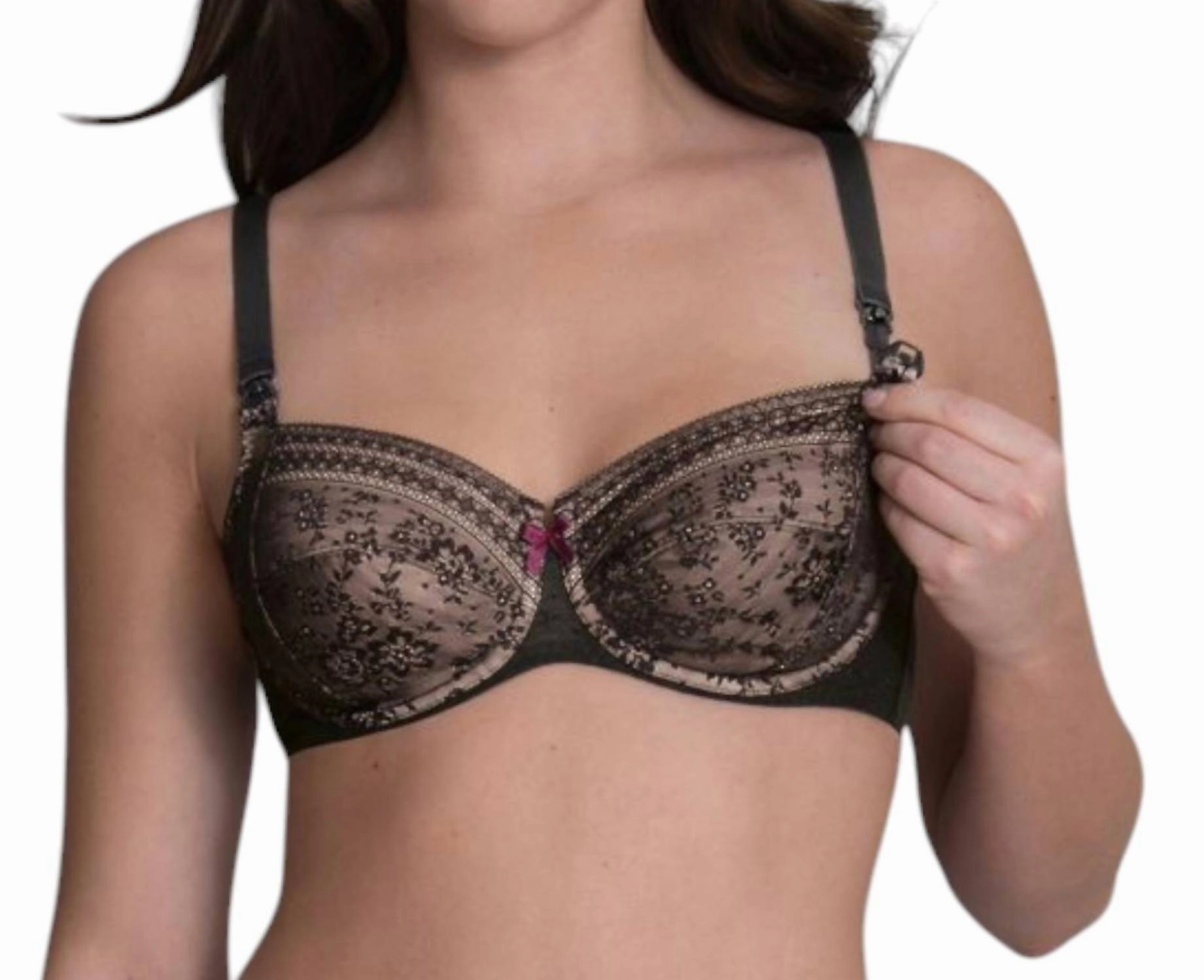 Fleur Nursing Bra W/ Underwire In Black