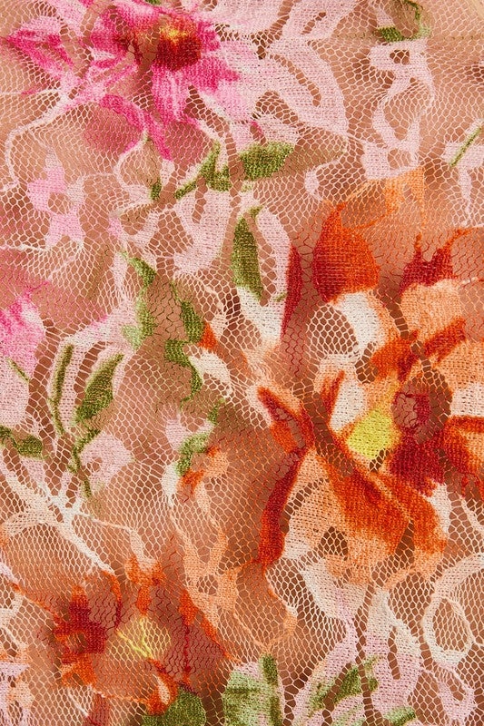 Fleurette Mesh Lace Top