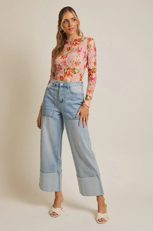 Fleurette Mesh Lace Top
