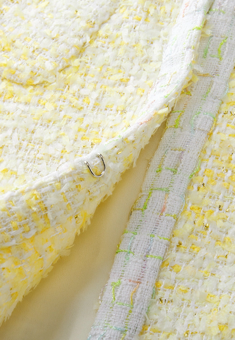 Flower-detail Embellished-trim Patch-pocket Waistcoat