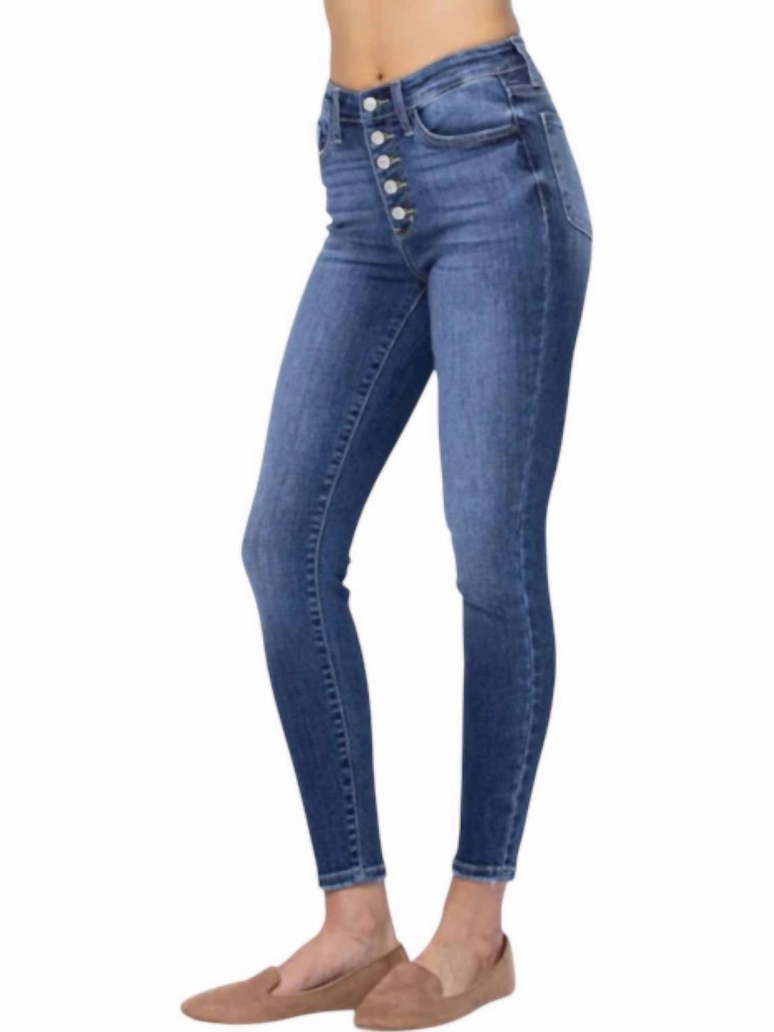 Flying High Skinny Jeans In Blue