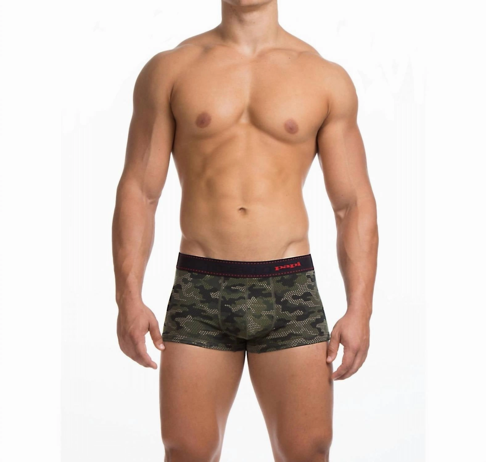 Force Of Nature Brazilian Trunk In Green Camo