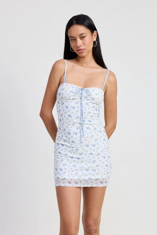 Forget Me Not Mesh Mini Dress