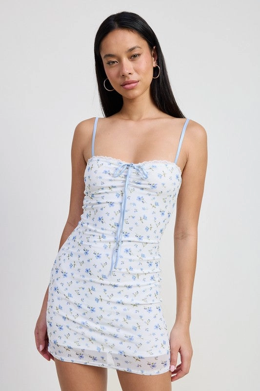 Forget Me Not Mesh Mini Dress