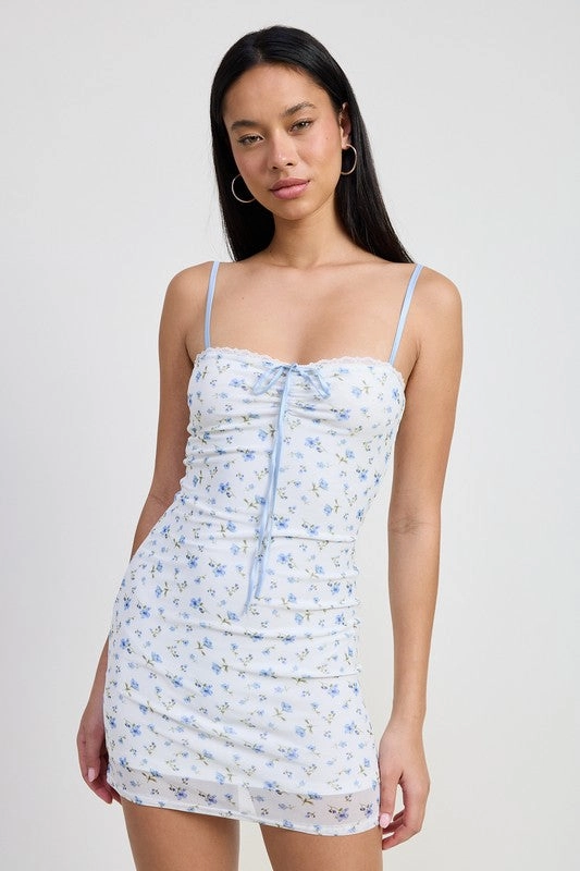 Forget Me Not Mesh Mini Dress