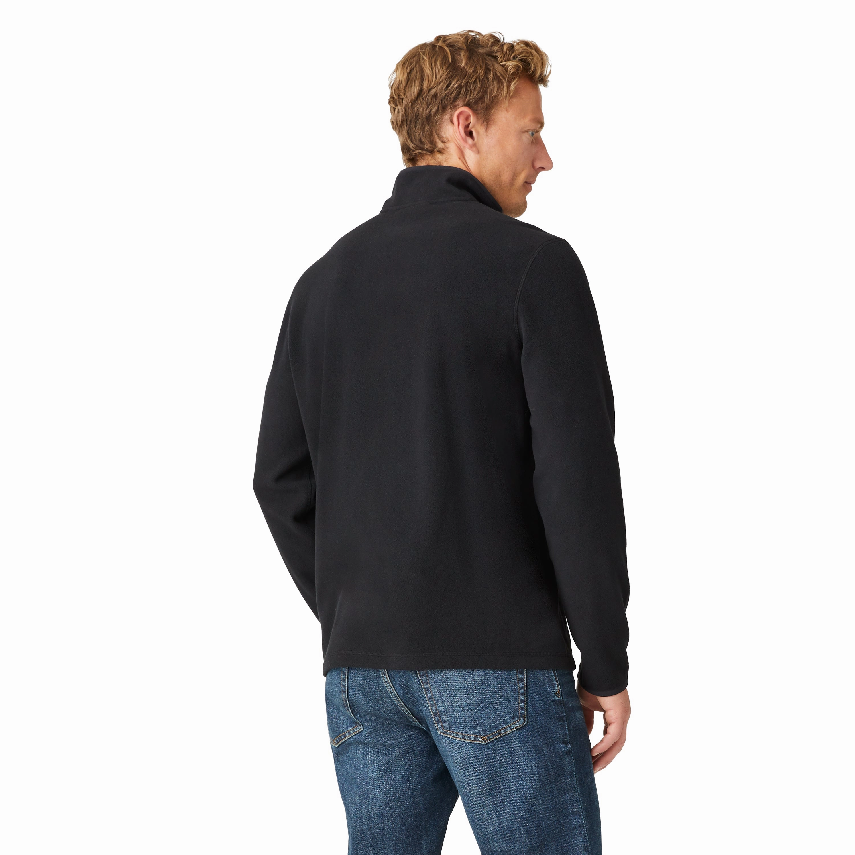 Free Country Men's FreeCycle Super Soft Microfleece 1/2 Zip Mock Neck Shirt