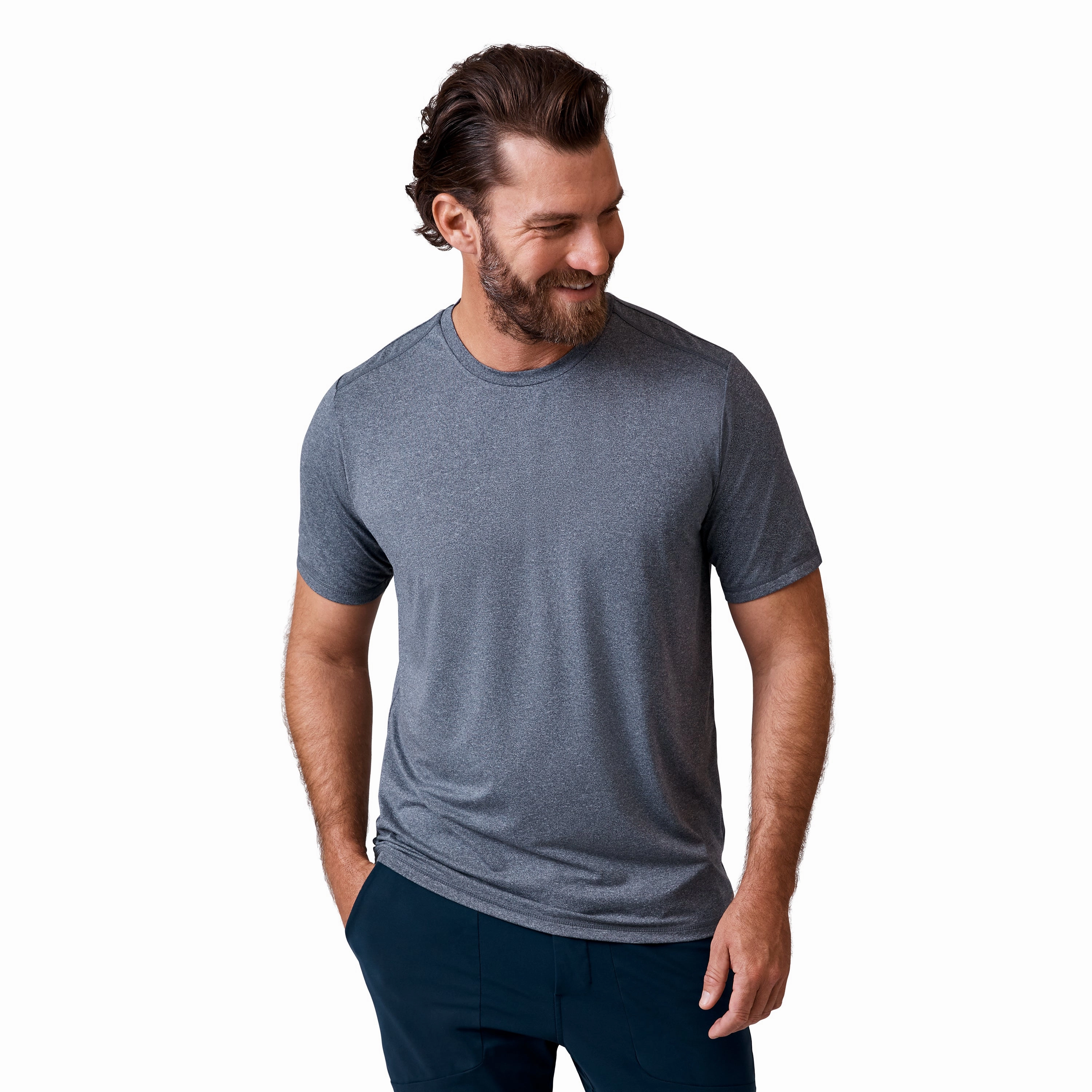 Free Country Men's Microtech Chill Cooling Crew Tee