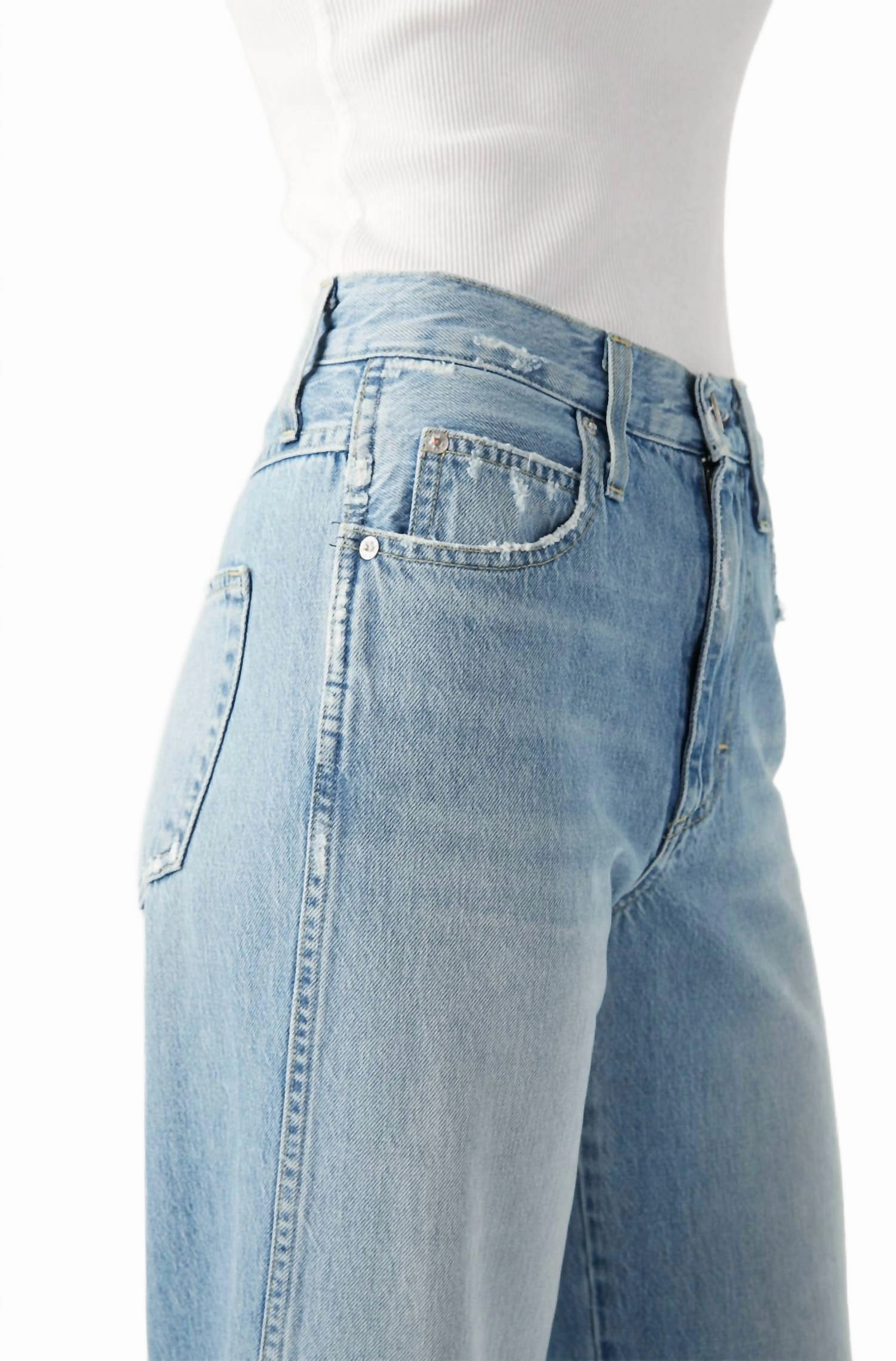 Frida Wide Leg Jeans In Outlaw