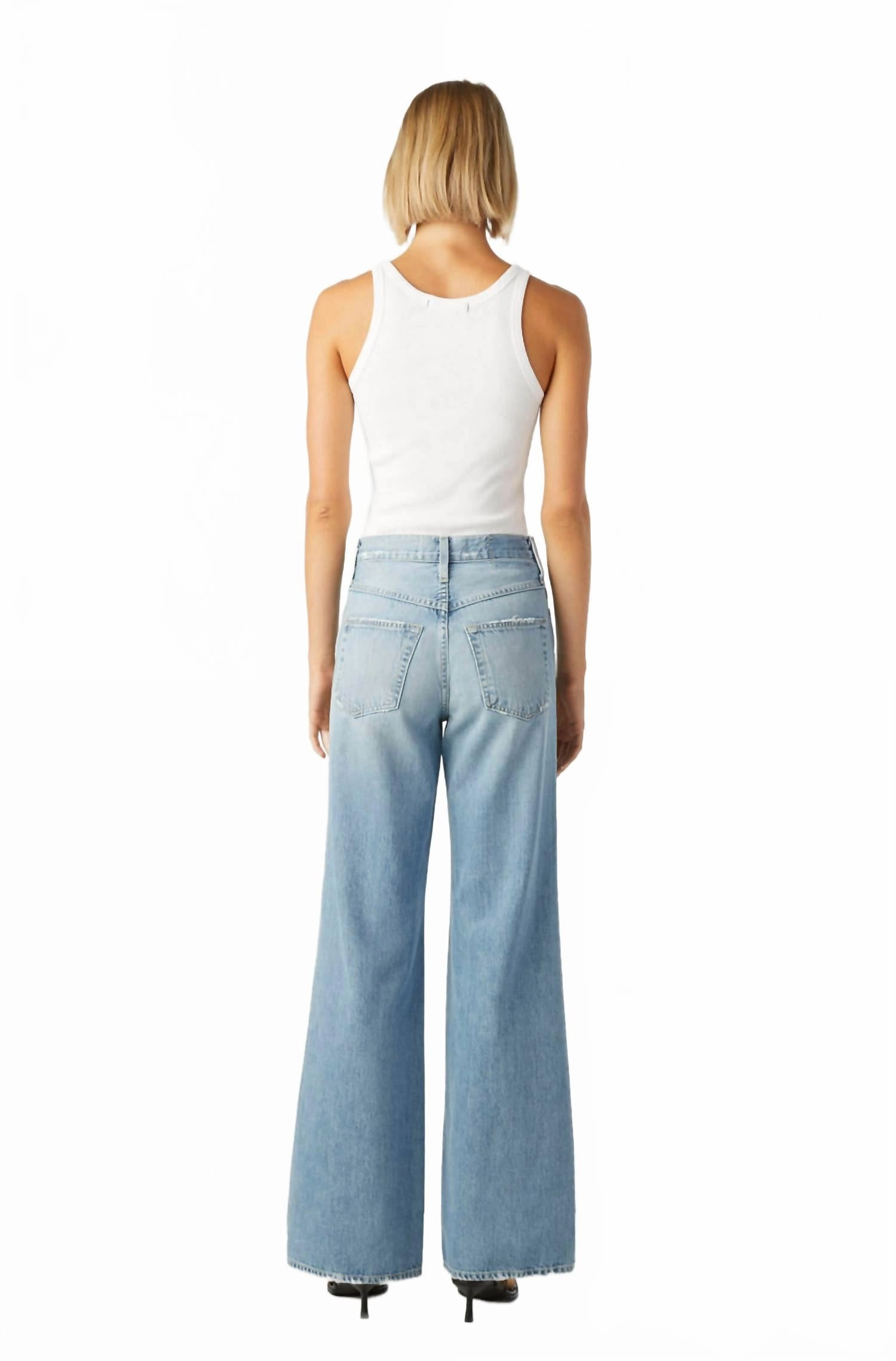 Frida Wide Leg Jeans In Outlaw